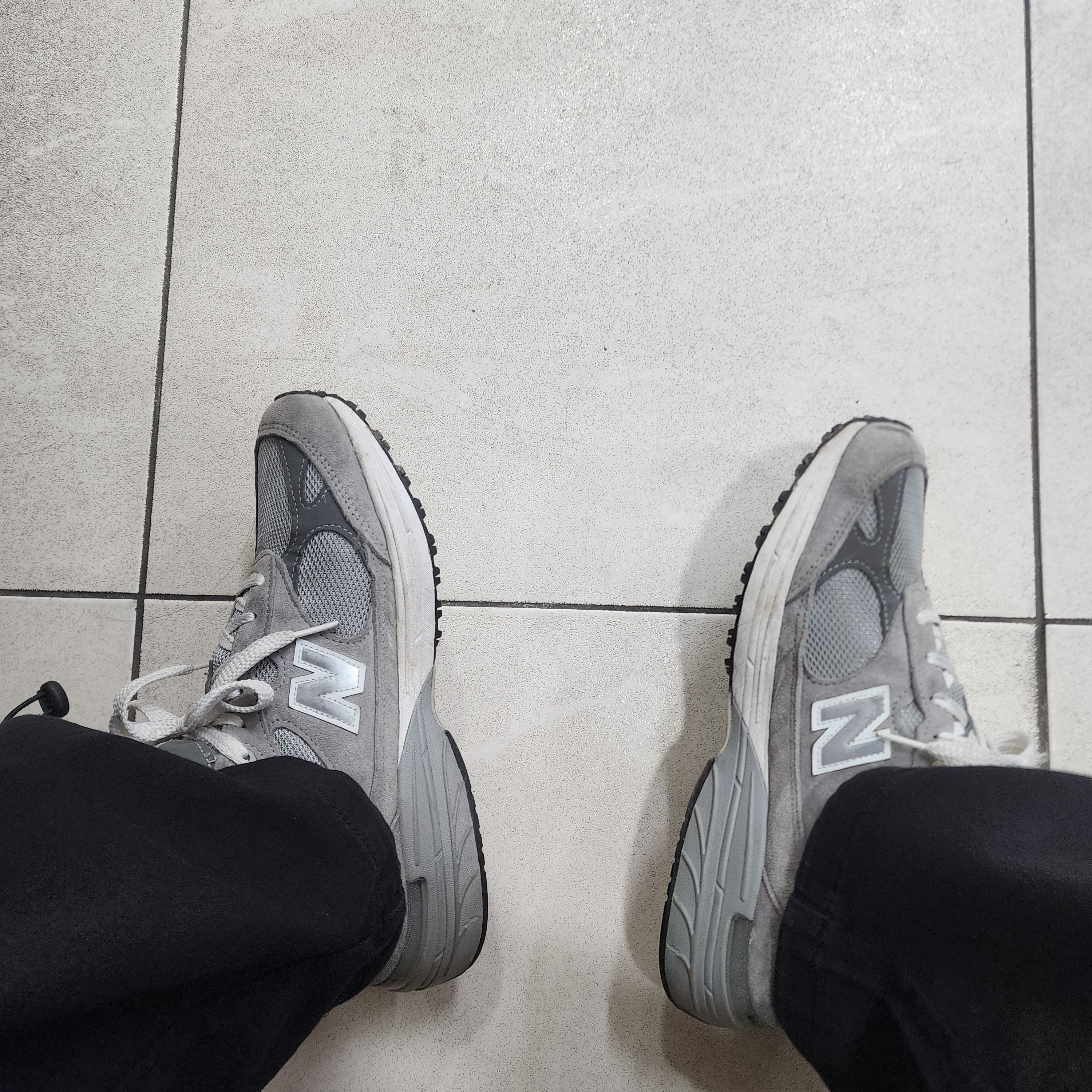 New Balance 993 Made in USA Grey - D Standard 착용 스타일