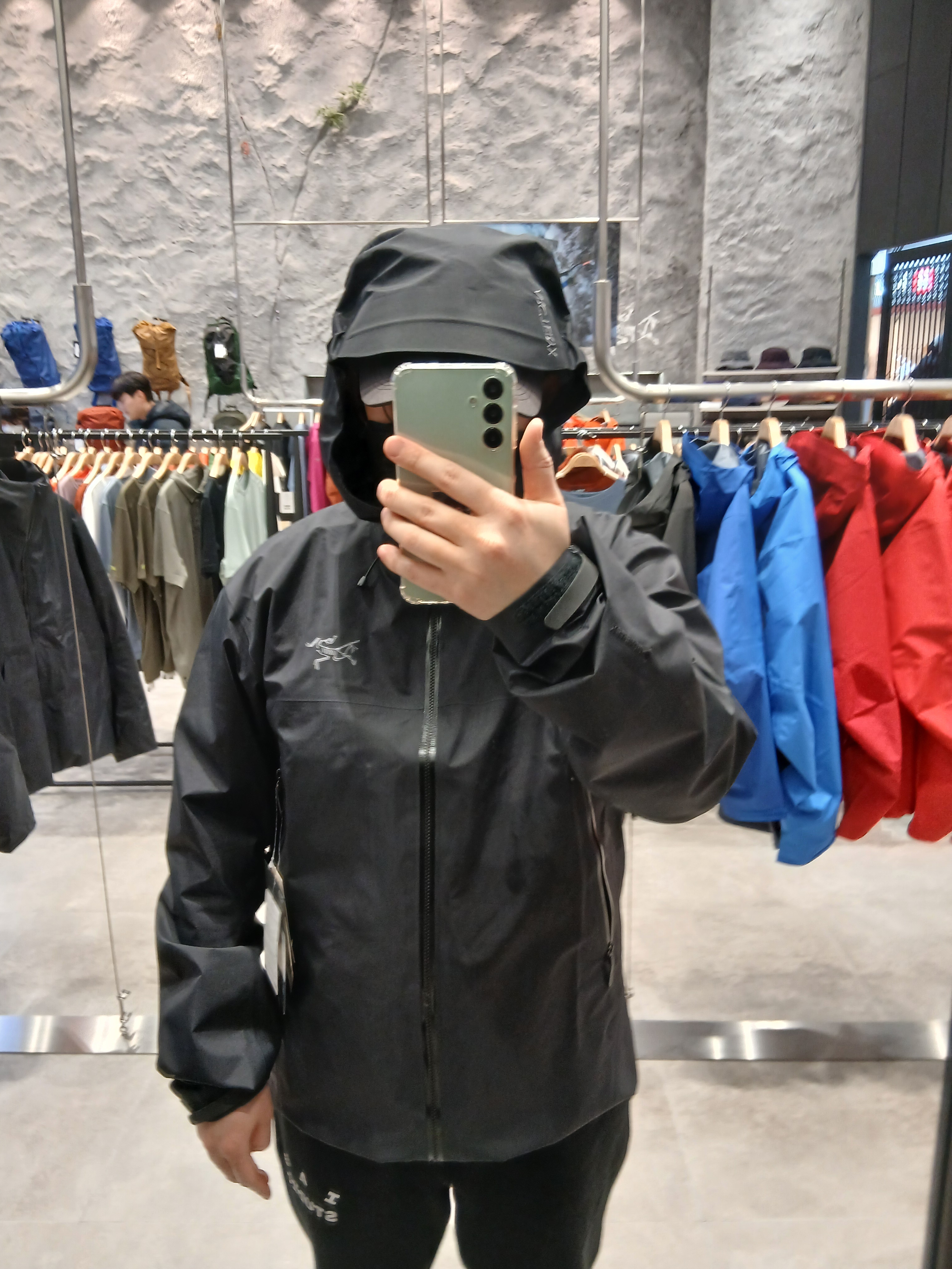 Supreme Cordura Ripstop S Logo 6-Panel Black - 23SS, IAB Studio Sweatpants Black White - 23SS 착용 스타일 - 2
