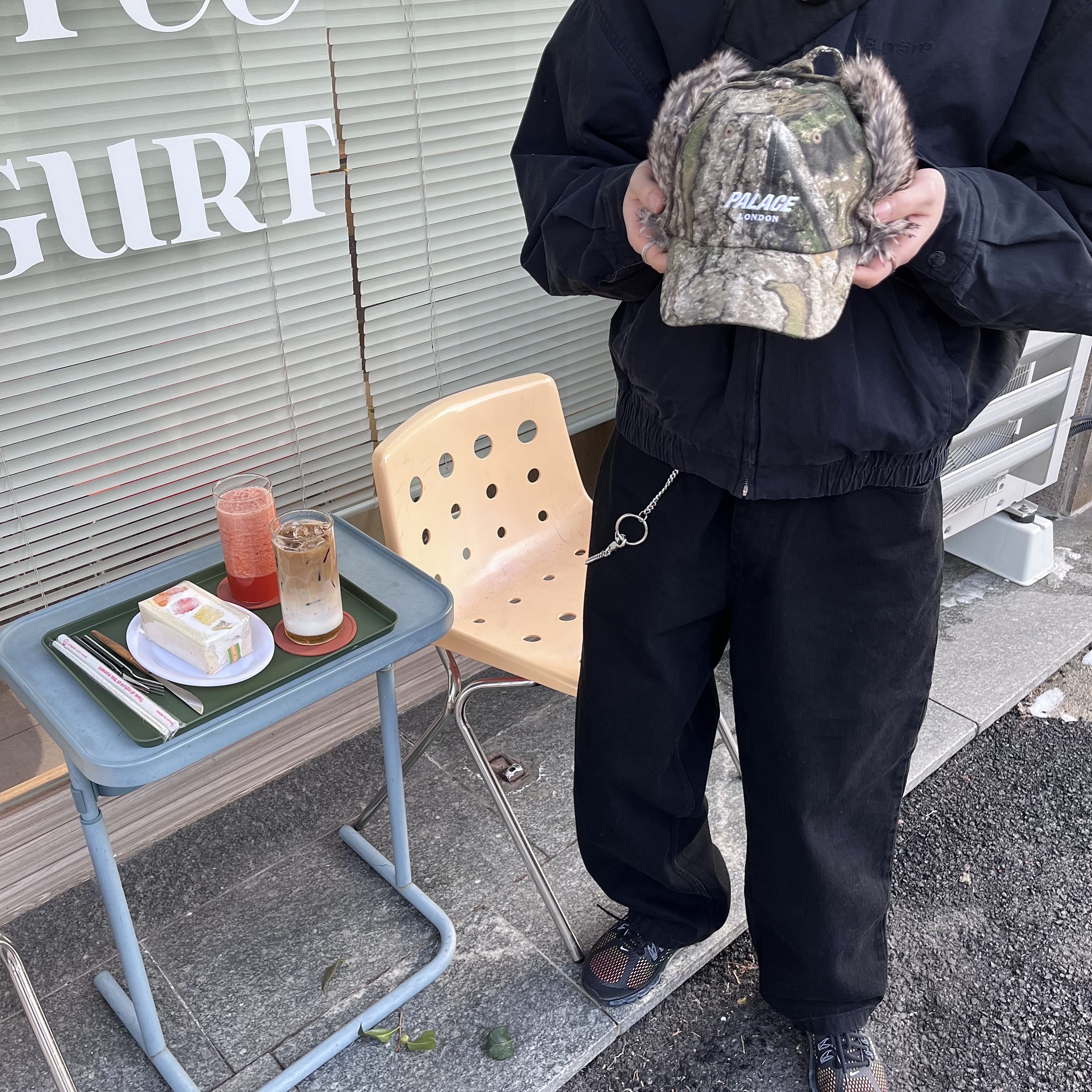 Palace Cordura Dog Ear 6-Panel Realtree APX - 24FW, C.P. Company Nylon B Crossbody Rucksack Black - 24FW 착용 스타일