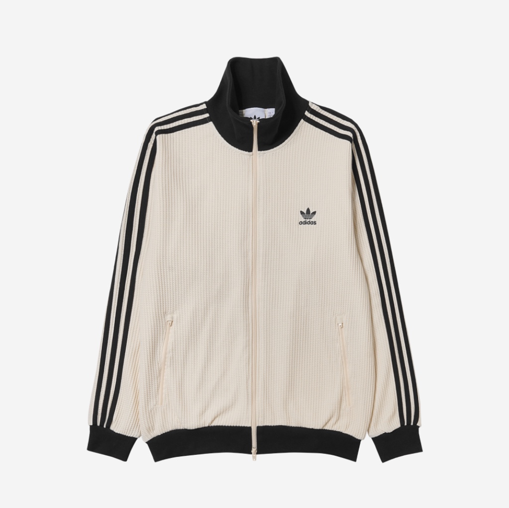 Adidas Waffle Beckenbauer Track Top Wonder White - KR Sizing 착용 스타일