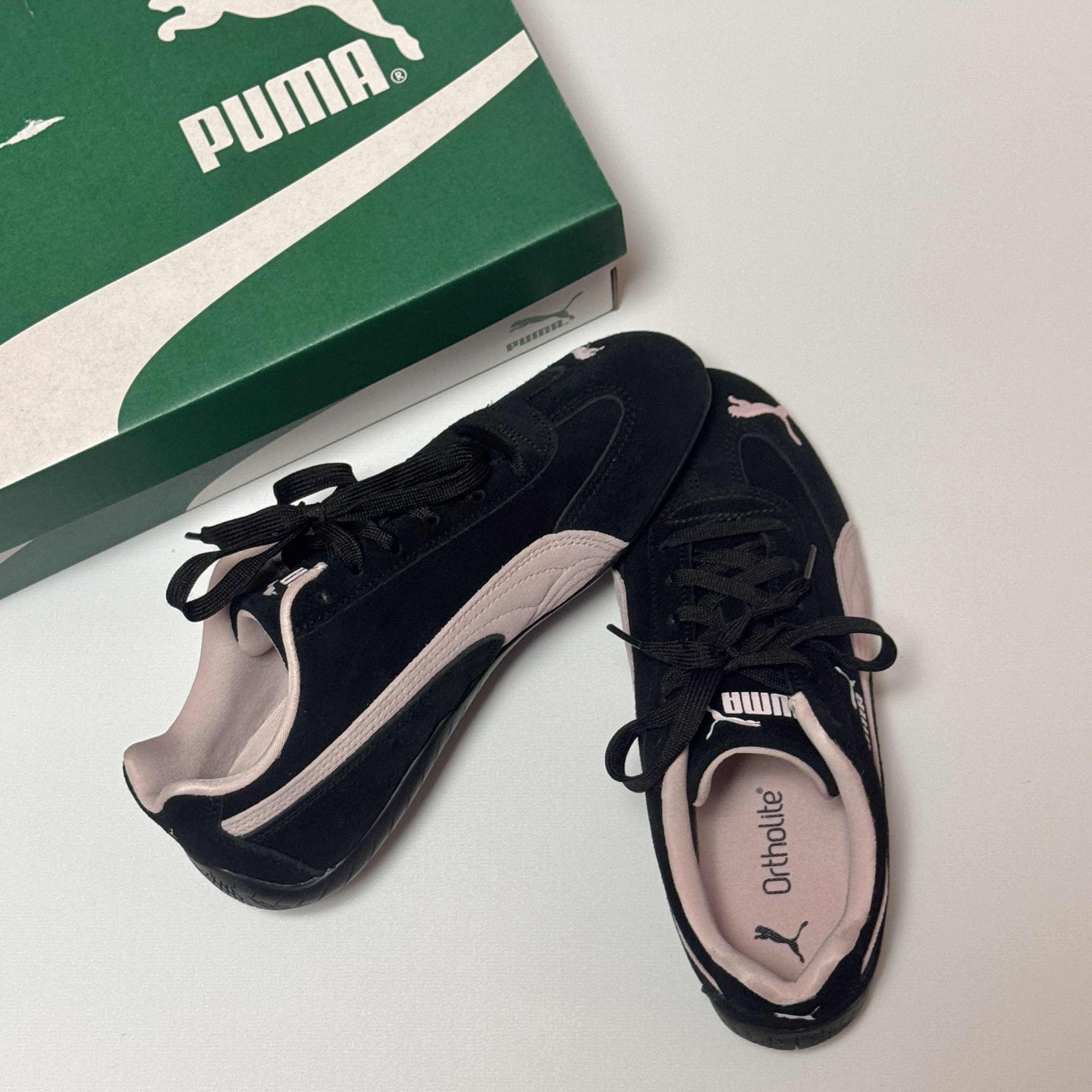 Puma Speedcat OG Black Mauve Mist 착용 스타일
