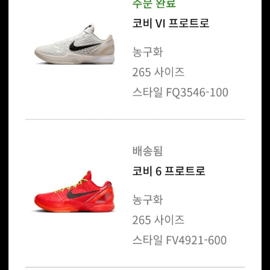 Nike Kobe 6 Protro Sail, Nike Kobe 6 Protro Reverse 착용 스타일 - 2