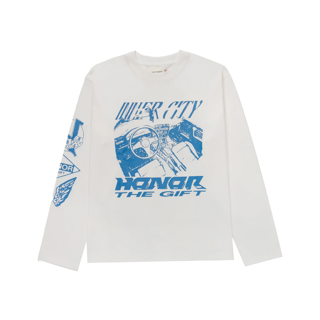 KM5BTSLHG08WT Honor The Gift LS Driving Tee White - 25SS