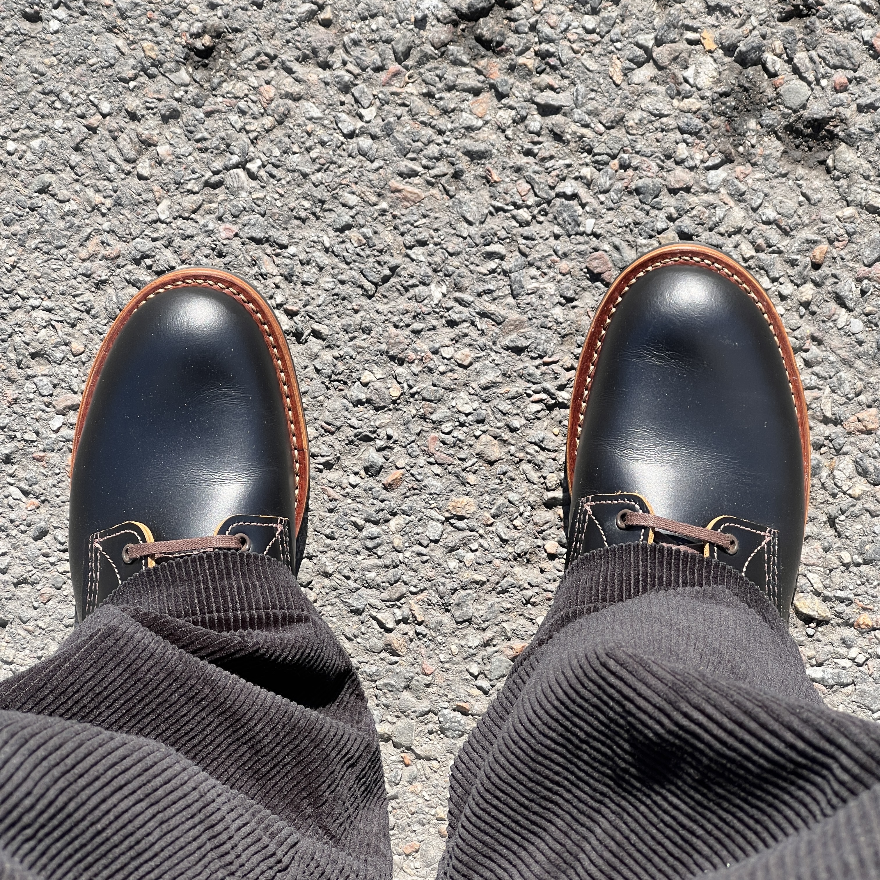 Red Wing  Beckman Flatbox 9060 Black Klondike - D 착용 스타일 - 1
