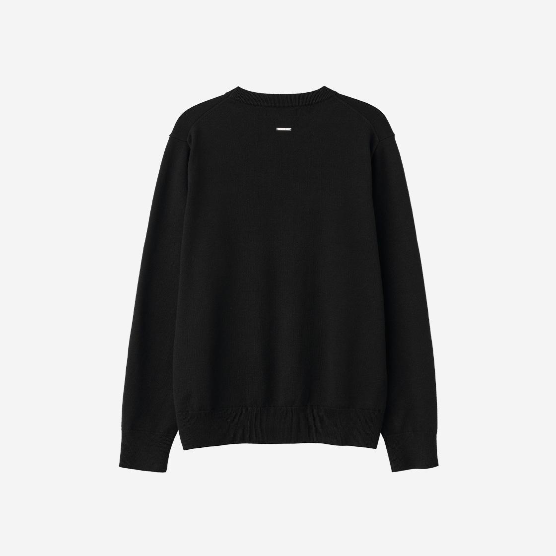 제너럴아이디어 맨 에센셜 미니멀 크루넥 풀오버 블랙(General Idea Man Essential Minimal Crew Neck Pullover Black) - 2