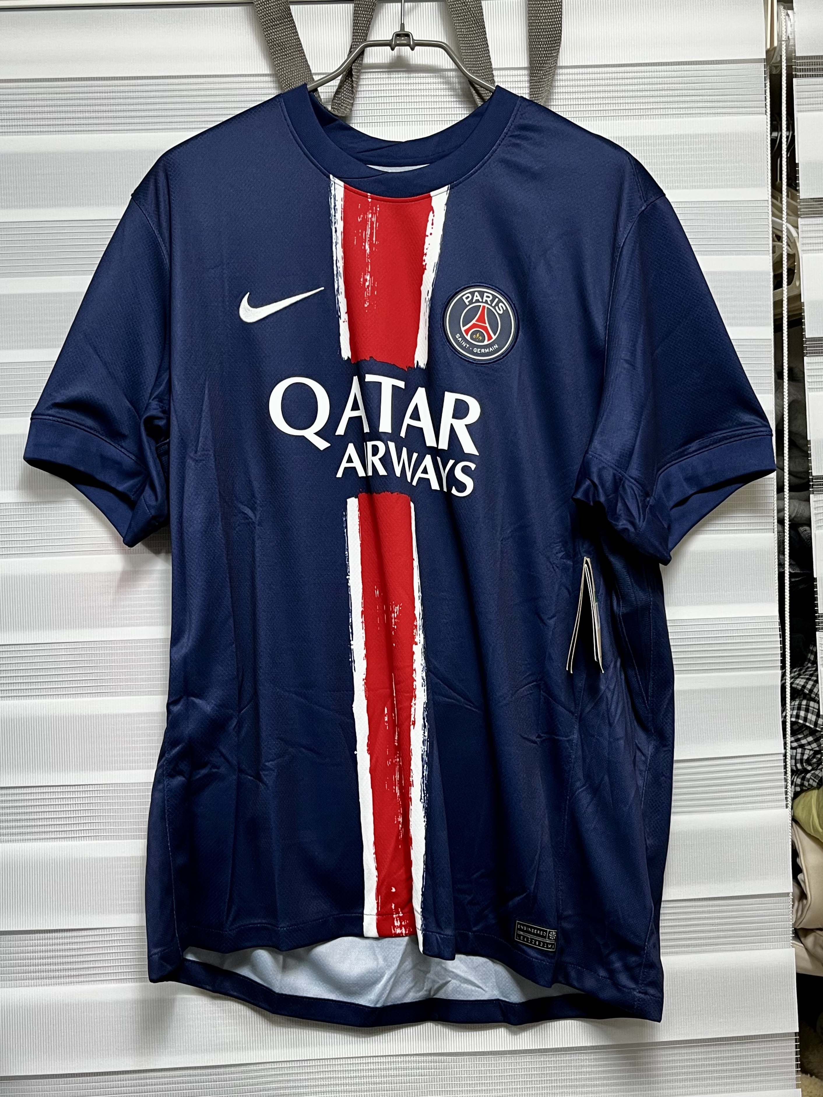 Nike Paris Saint-Germain 2024/25 Dri-Fit Stadium Home Replica Jersey Midnight Navy (Non Marking Ver.) 착용 스타일 - 3
