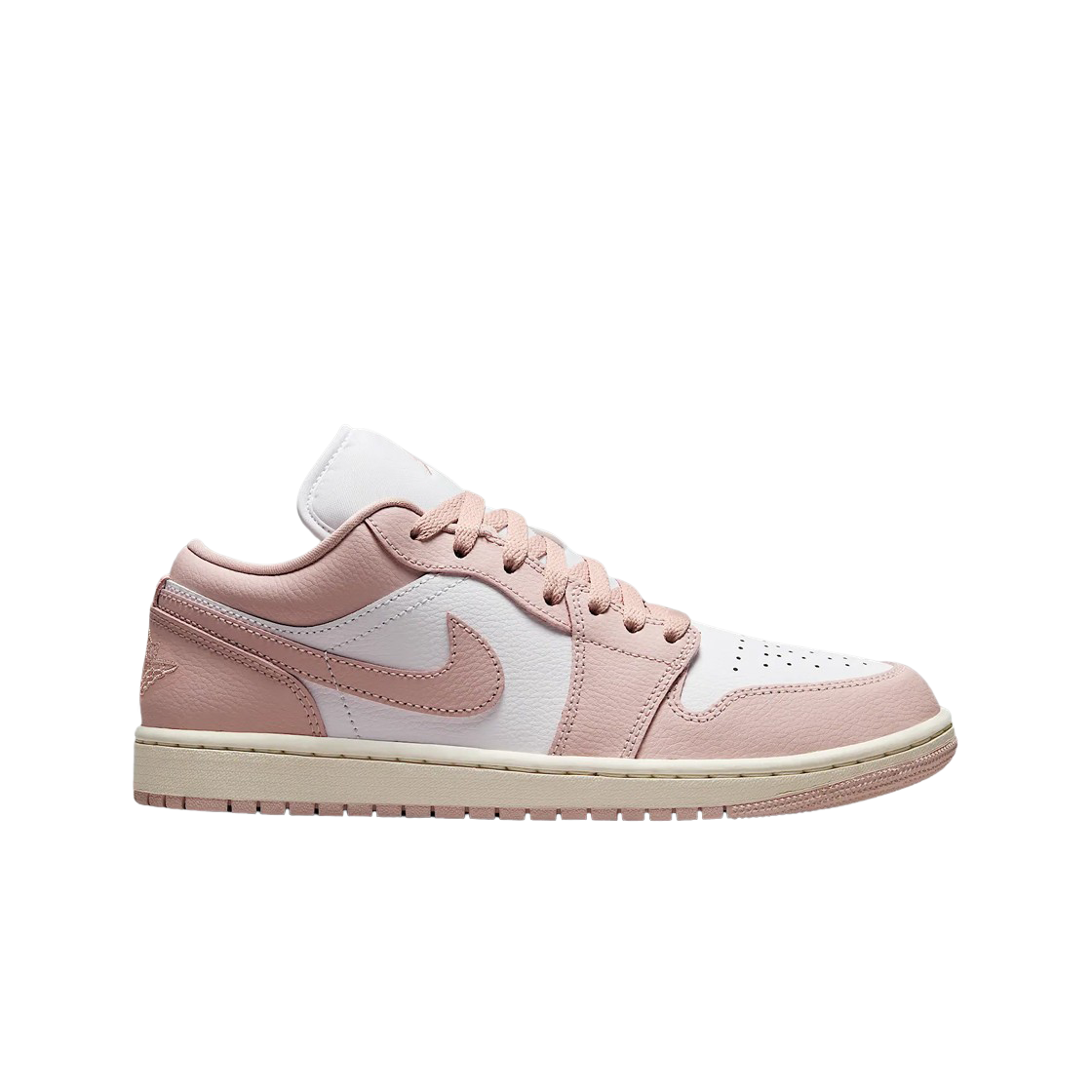 (W) 조던 1 로우 화이트 핑크 옥스포드((W) Jordan 1 Low White Pink Oxford)