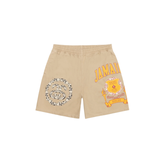 Stussy x Denim Tears Gym Shorts Khaki