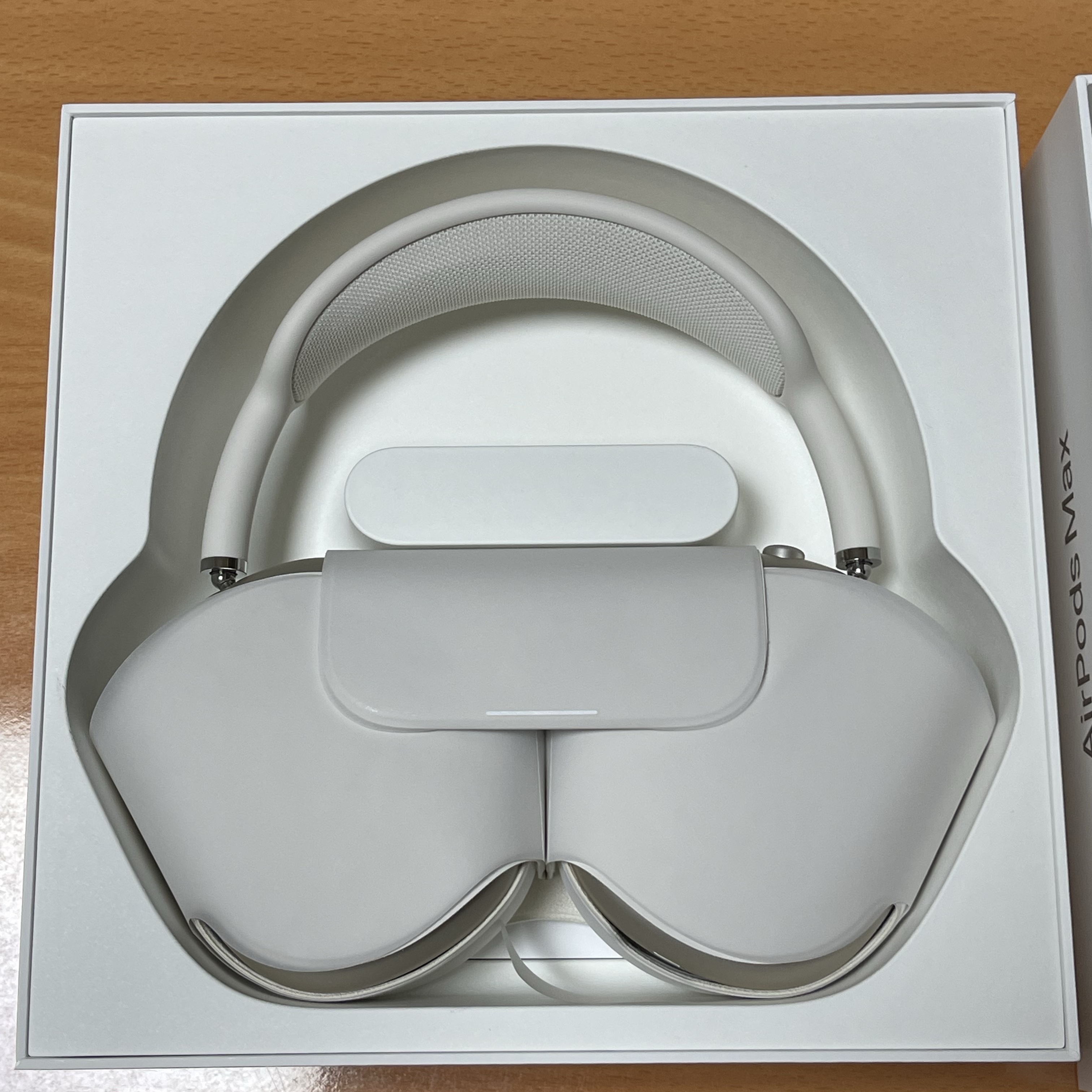Apple AirPods Max USB C Starlight (Korean Ver.) 착용 스타일