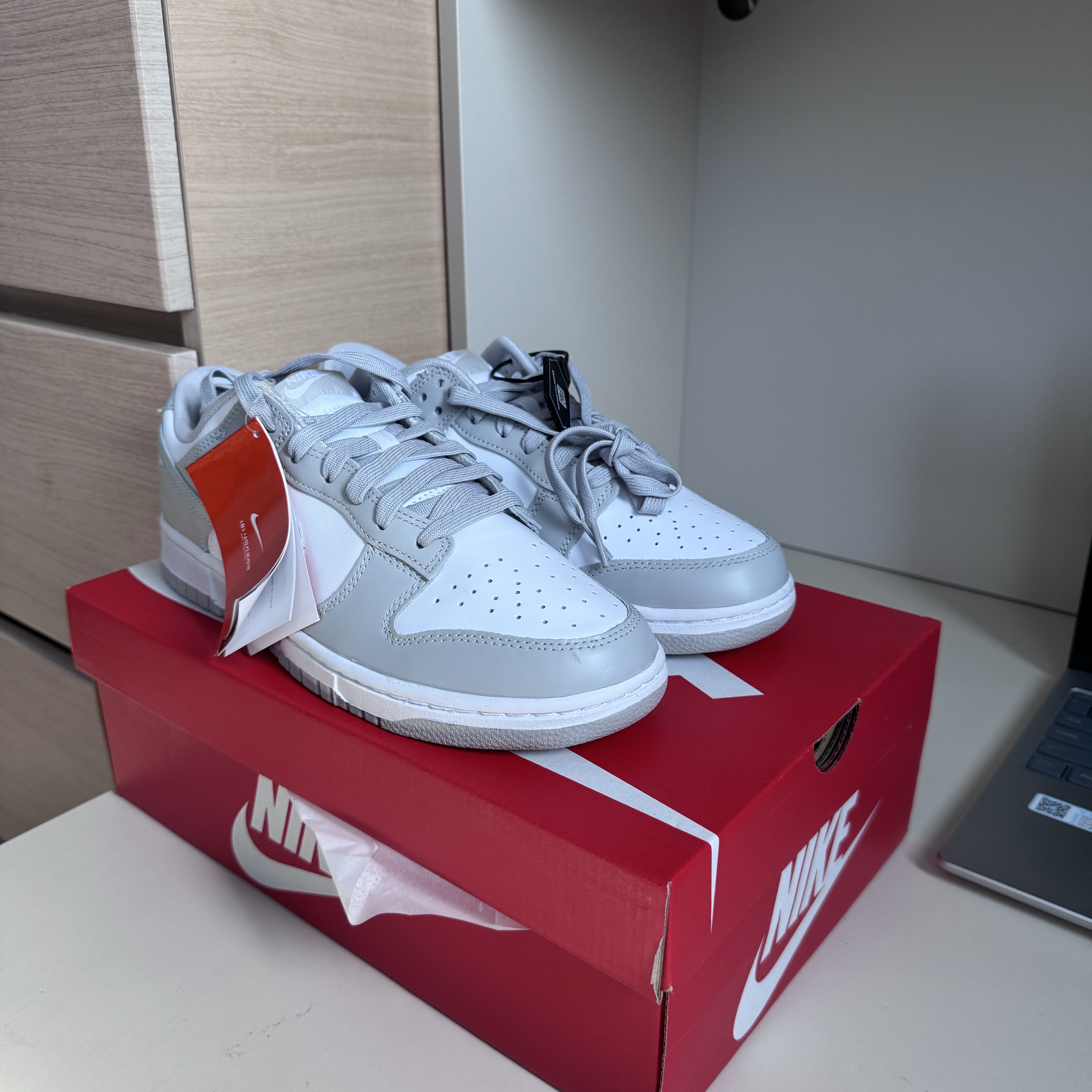 Nike Dunk Low Retro Grey Fog 착용 스타일