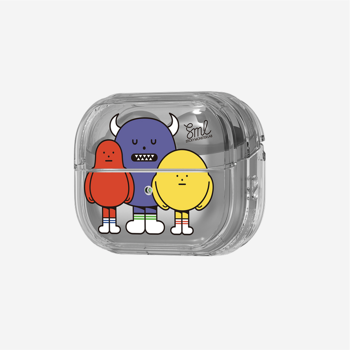에스엘비에스 스티키몬스터랩 프렌즈 클리어 커버 갤럭시 버즈3 프로(SLBS Sticky Monster Lab Friends Clear Cover For Galaxy Buds3 Pro) - 2