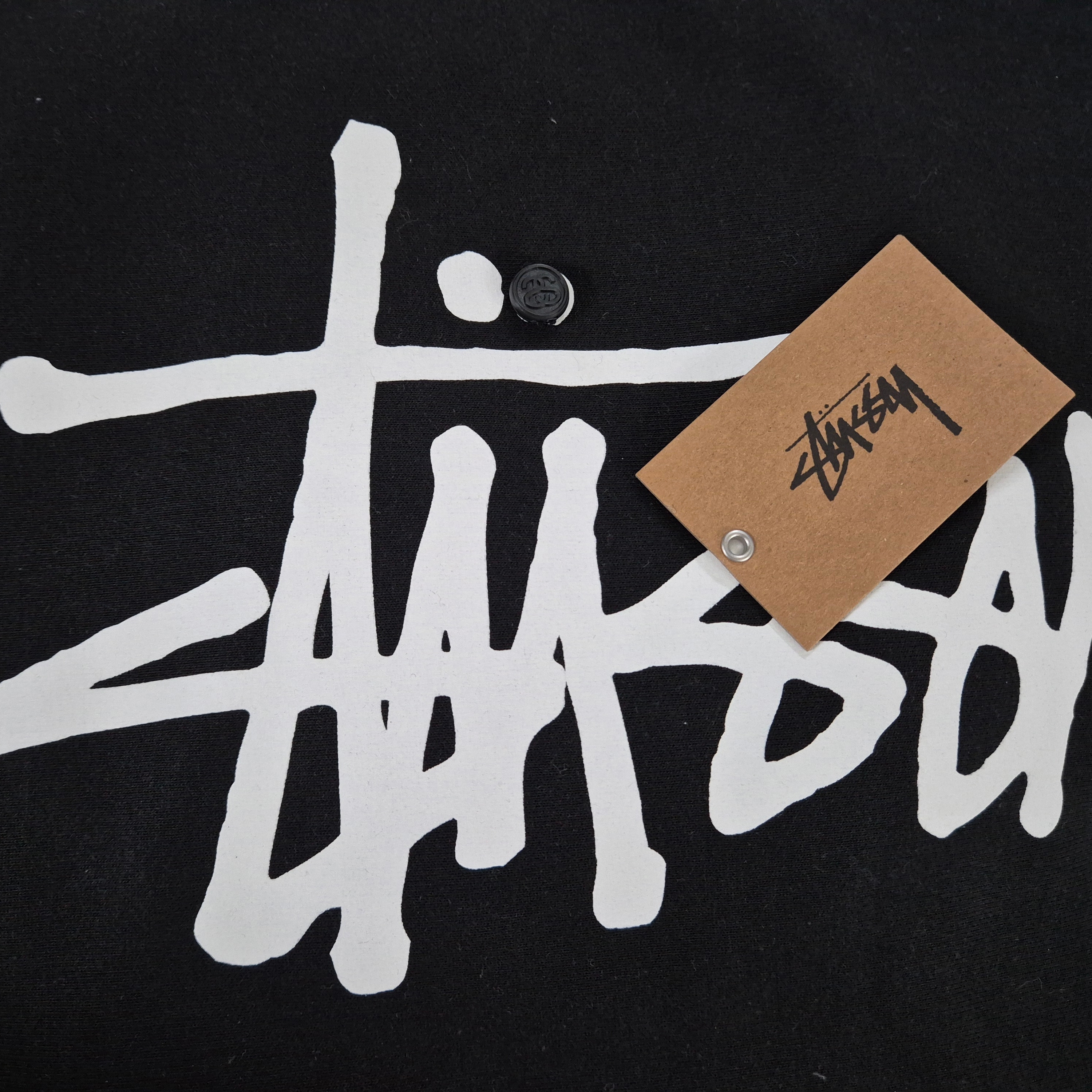 Stussy Basic Stussy Hoodie Black 착용 스타일