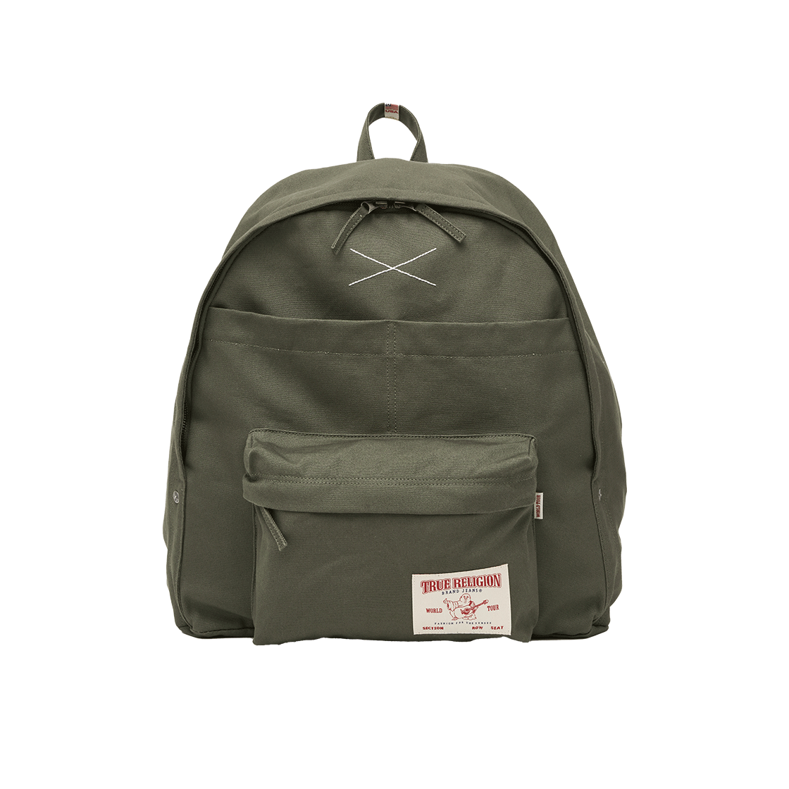 TR24FWBG01FKK True Religion Authentic Wide Backpack Khaki