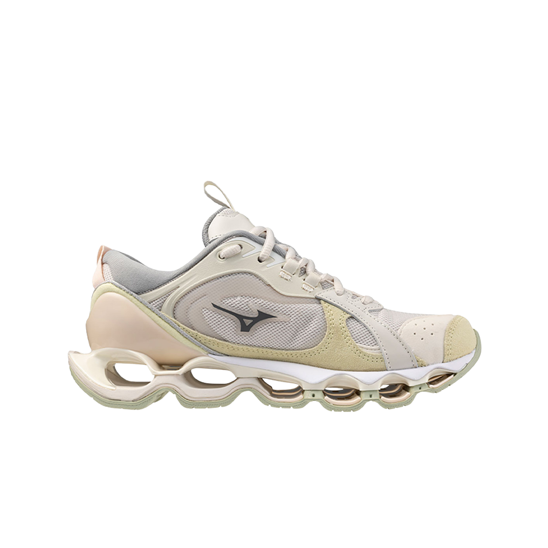 D1GA235011 Mizuno Wave Prophecy Beta 2 White Sand Quiet Shade