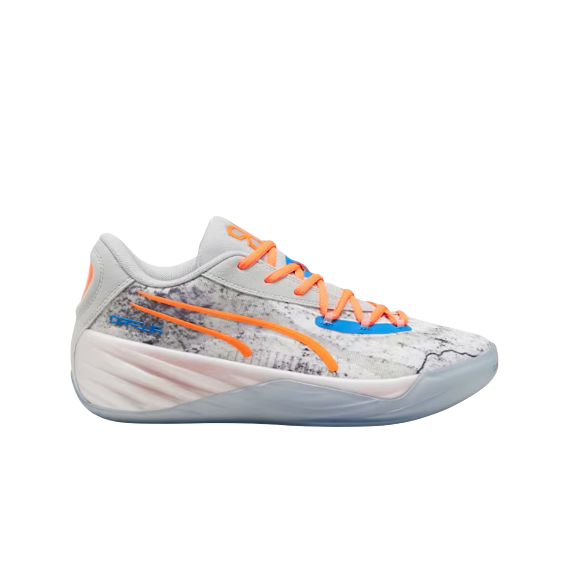 379914-01 Puma All-Pro Nitro RJ Barrett Cool Light Gray Ultra Orange