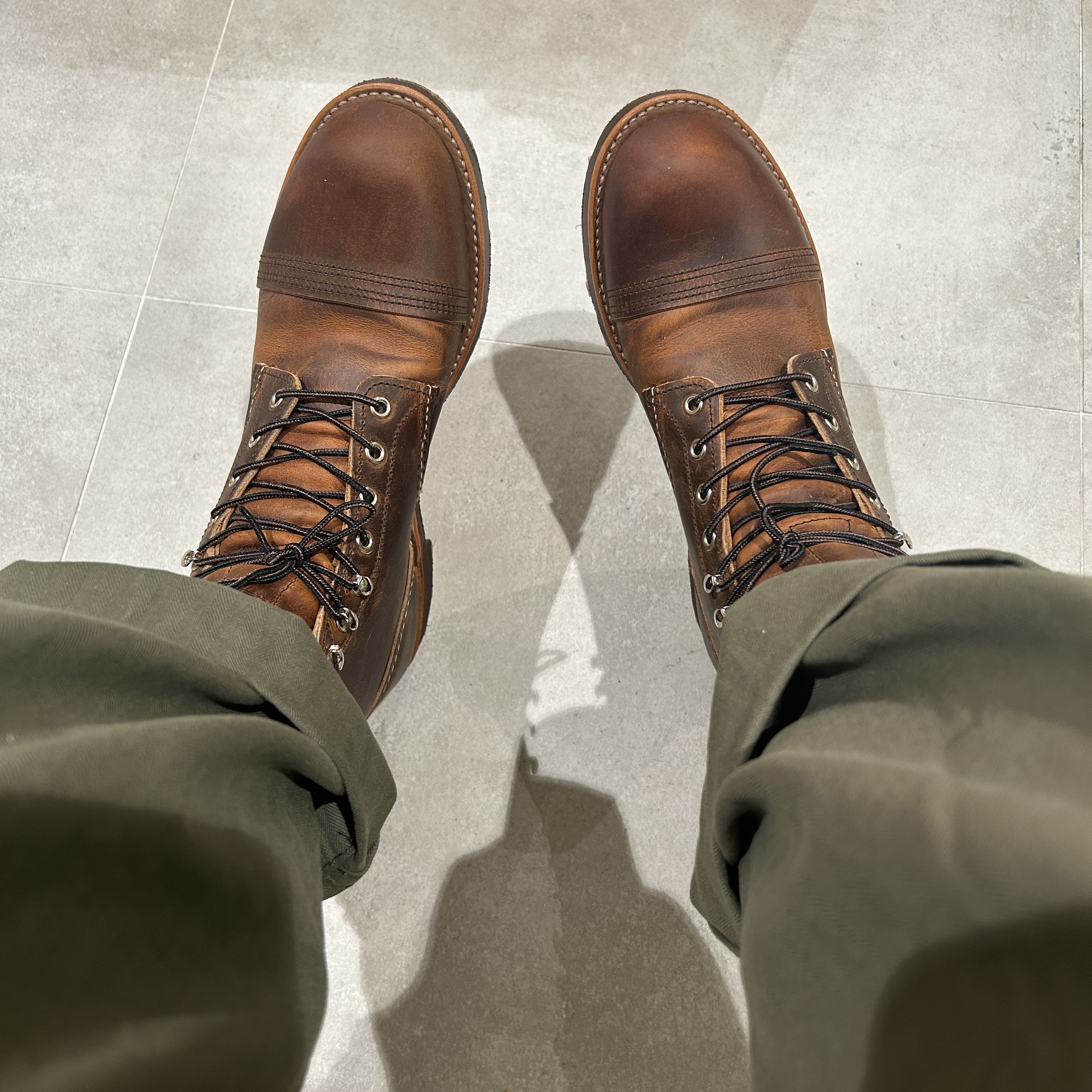Red Wing Iron Ranger 8083 Hawthrone Muleskinner - D 착용 스타일
