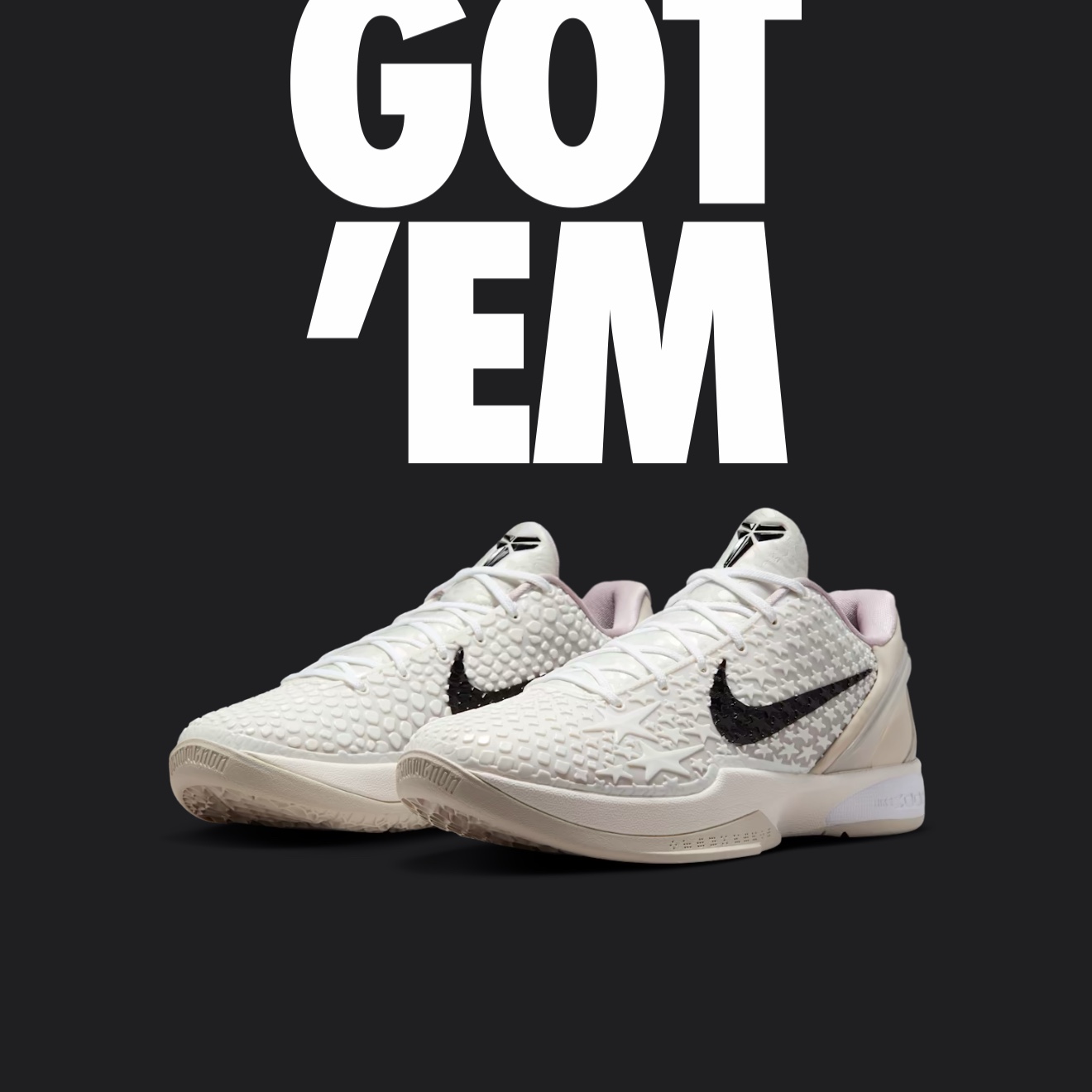 Nike Kobe 6 Protro Sail 착용 스타일