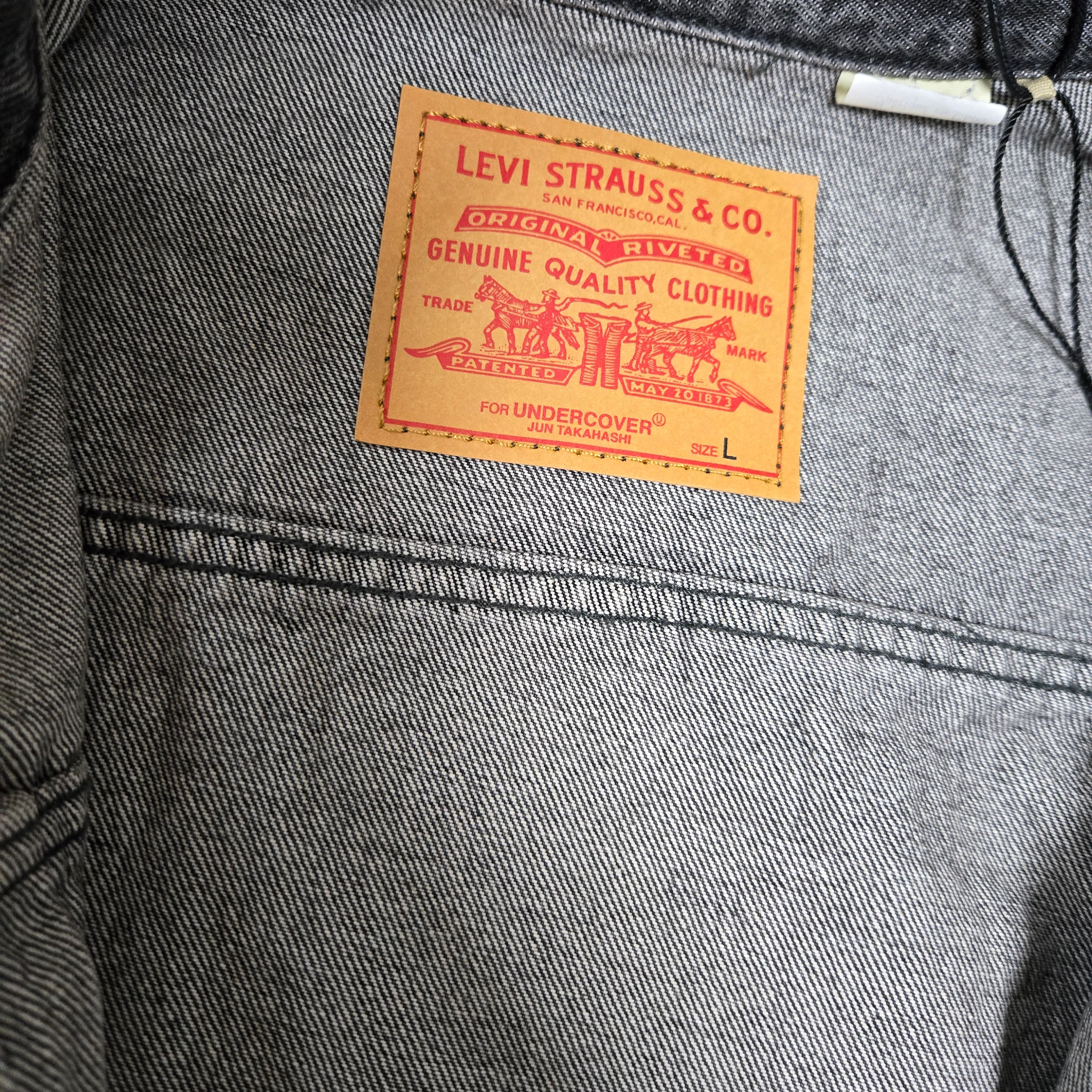 Levi’s x Undercover UC1E9202 Jacket Gray 착용 스타일 - 1