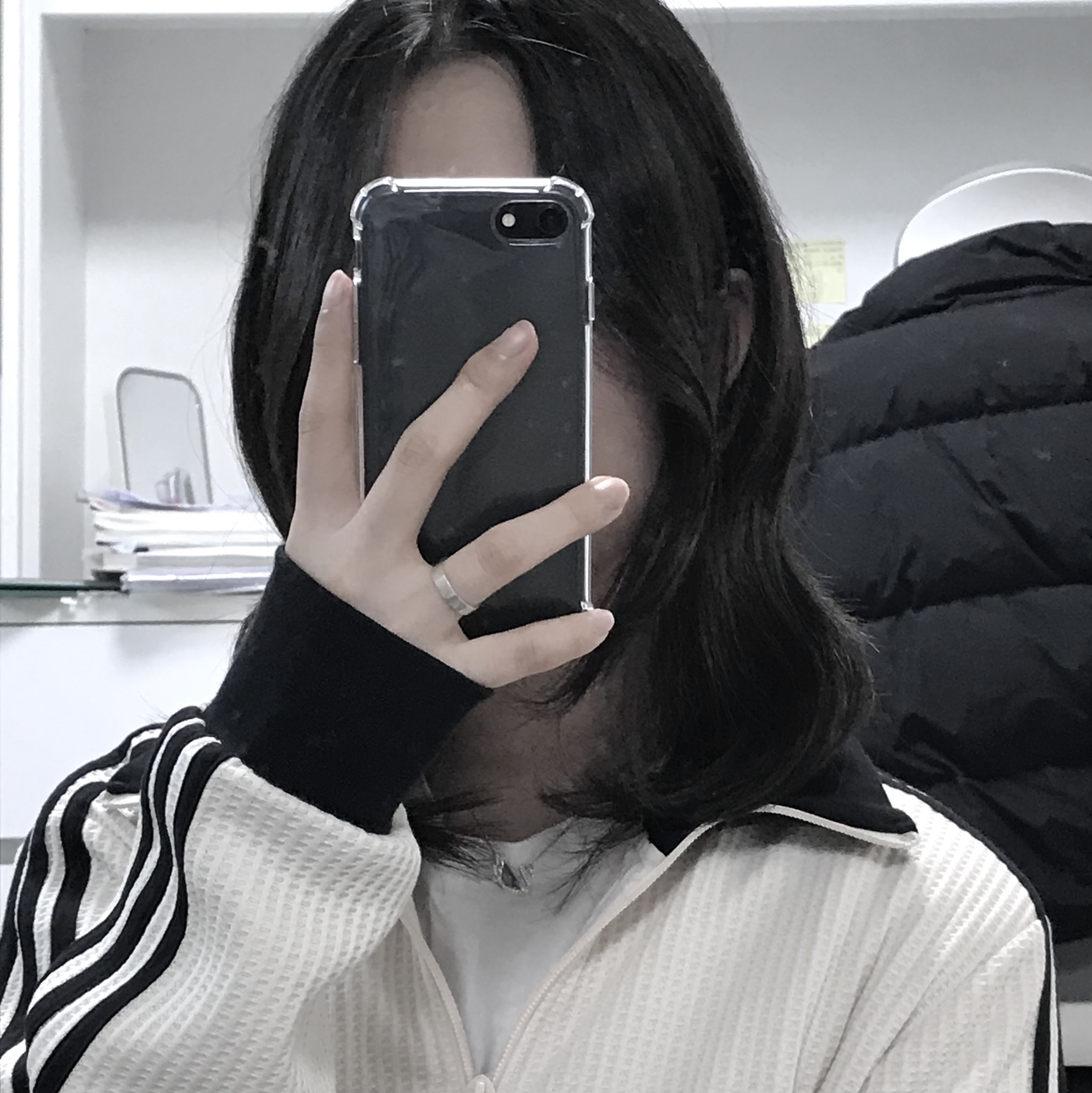아디다스 와플 베켄바우어 트랙탑 원더 화이트 - KR 사이즈 착용 스타일 - 1