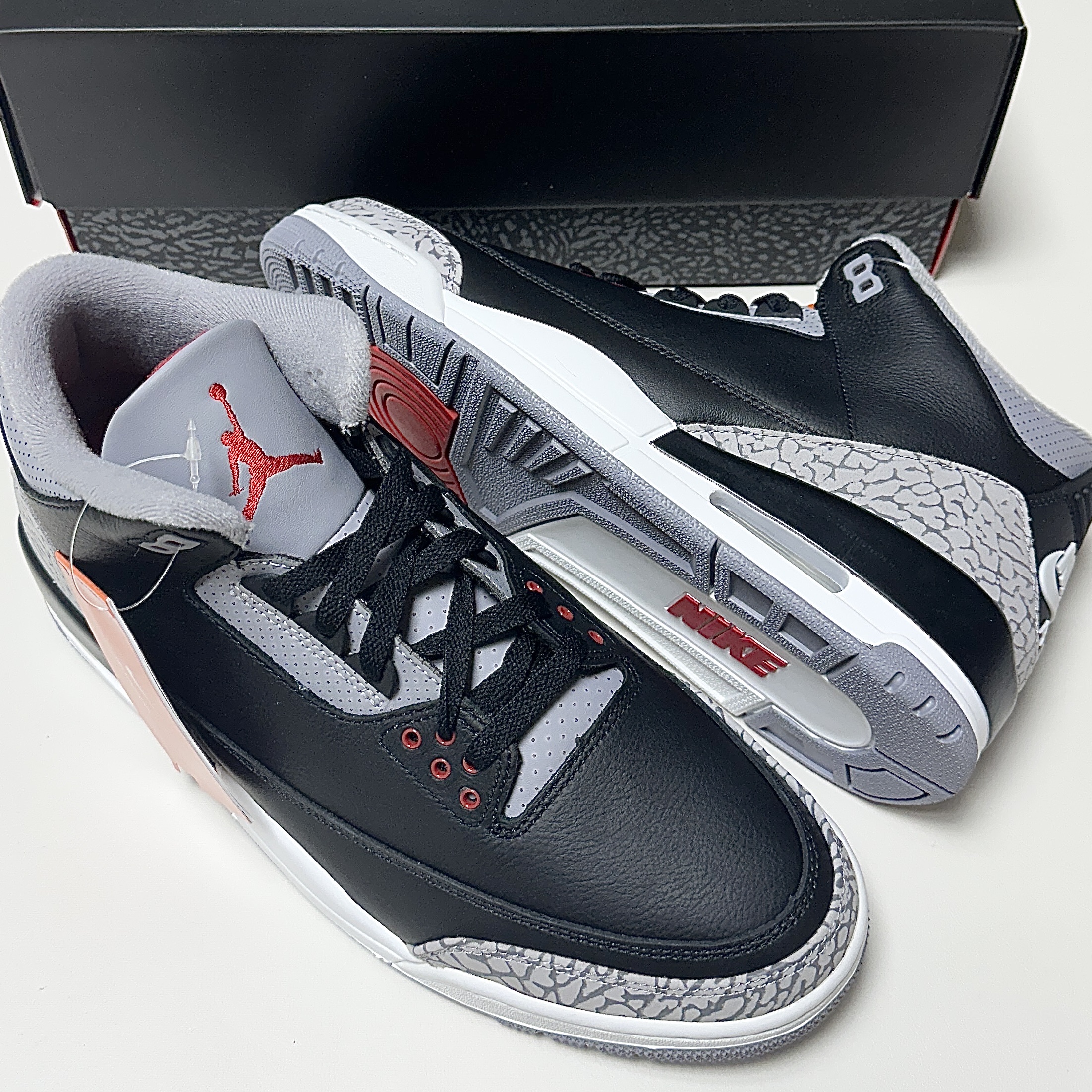 Jordan 3 Retro Black Cement 2024 착용 스타일 - 1
