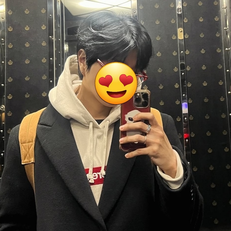 Supreme Box Logo Hooded Sweatshirt Stone - 24FW 착용 스타일 - 1