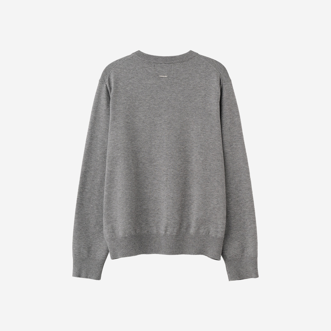 제너럴아이디어 맨 에센셜 미니멀 브이넥 풀오버 그레이(General Idea Man Essential Minimal V-Neck Pullover Grey) - 2