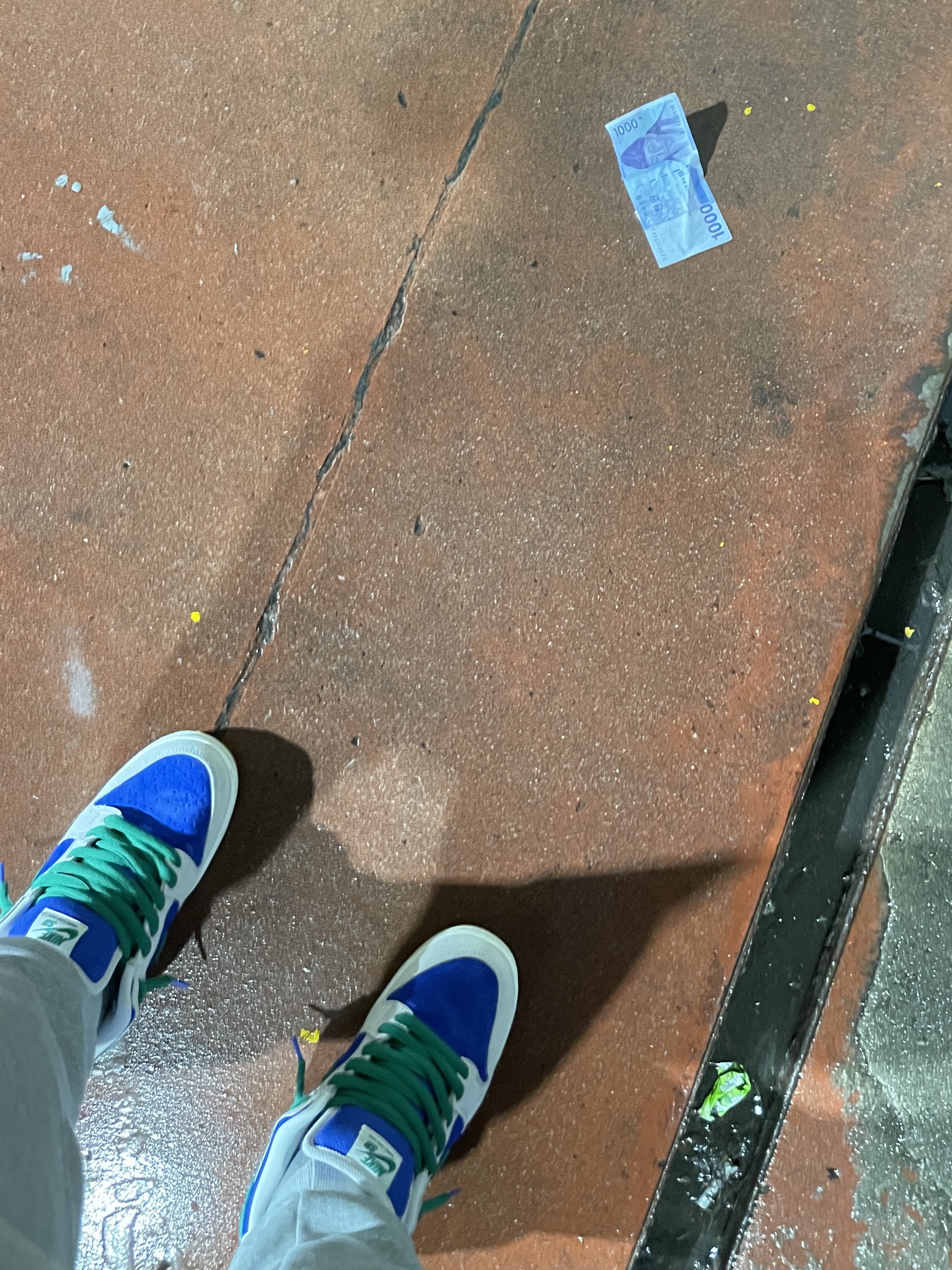 Nike SB Dunk Low Pro Phantom and Hyper Royal 착용 스타일