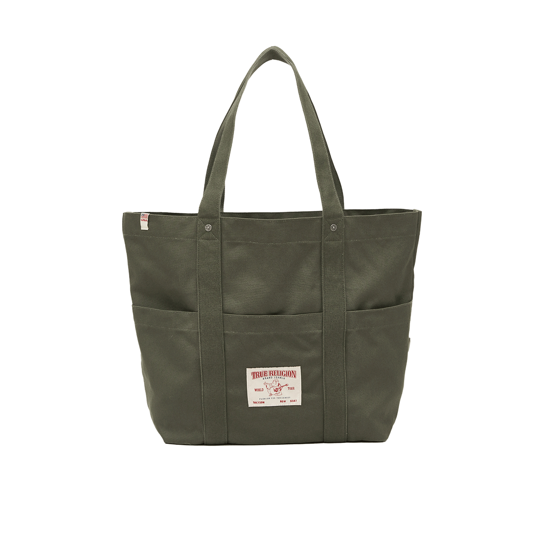 TR24FWBG02FKK True Religion Authentic Big Tote Bag Khaki