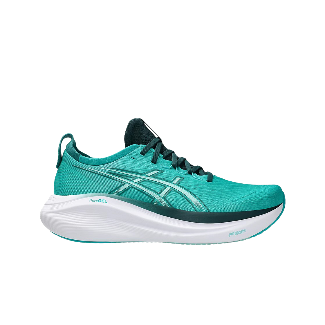 아식스 젤 님버스 27 웨이브 틸 색슨 그린(Asics Gel-Nimbus 27 Wave Teal Saxon Green)