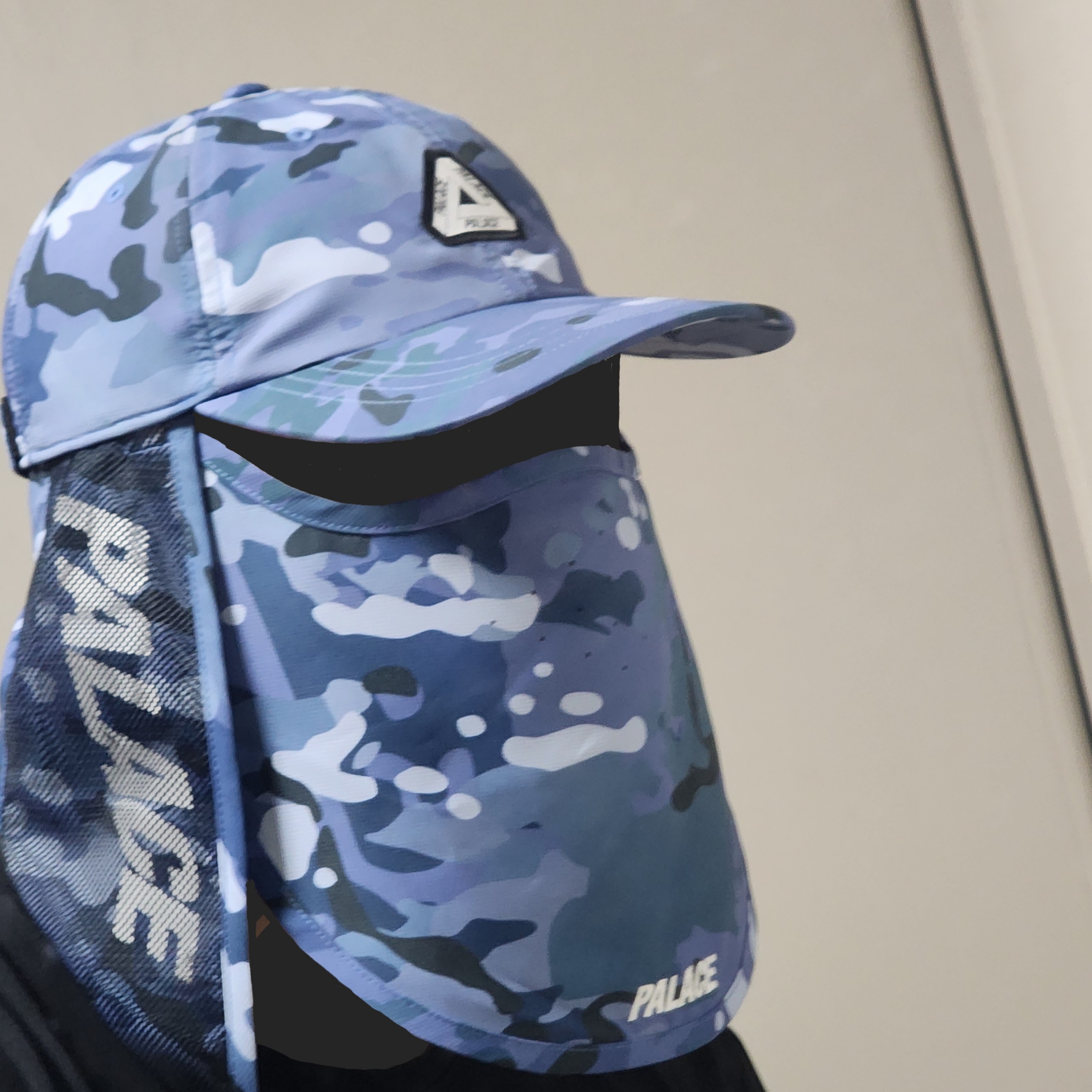 Palace Tri-Ferg Desert 6-Panel Terrain DPM Blue - 24SS 착용 스타일 - 2