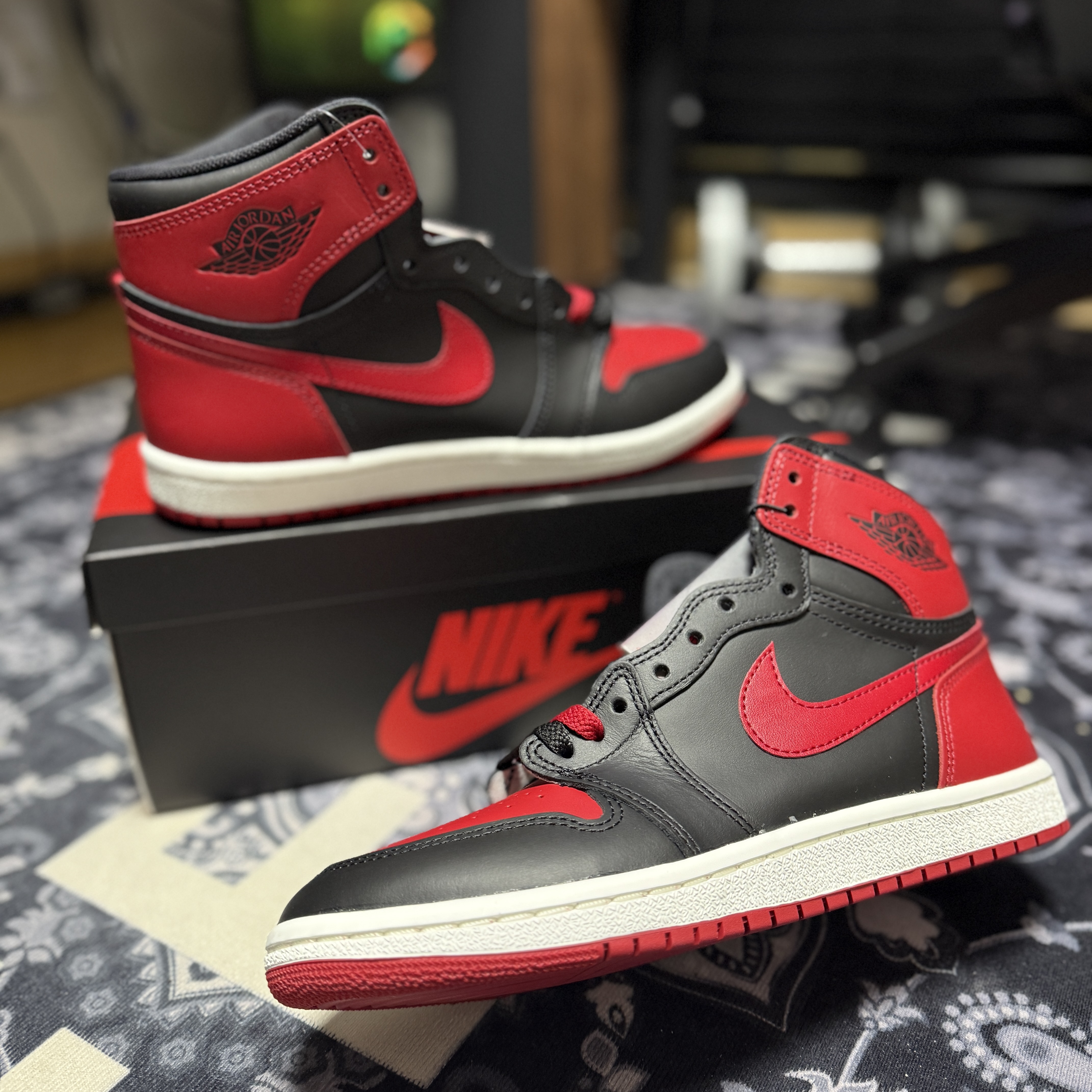 Jordan 1 High 85 Bred 착용 스타일 - 1