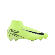 Nike Zoom Mercurial Superfly 10 Elite FG High Top Cleat Volt Black