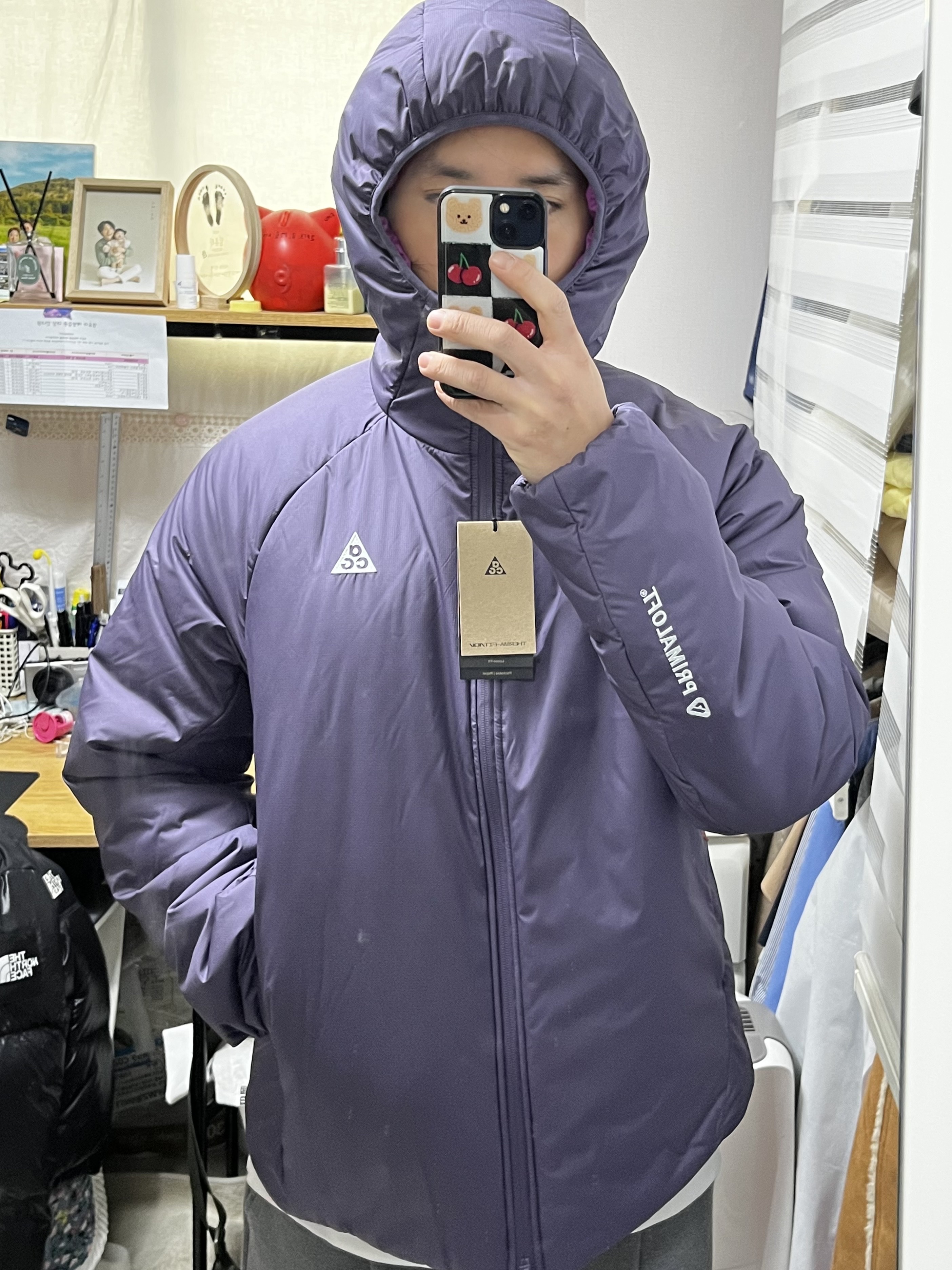 Nike ACG Rope De Dope Primaloft Therma-Fit Jacket Dark Raisin Bold Berry - Asia 착용 스타일 - 4