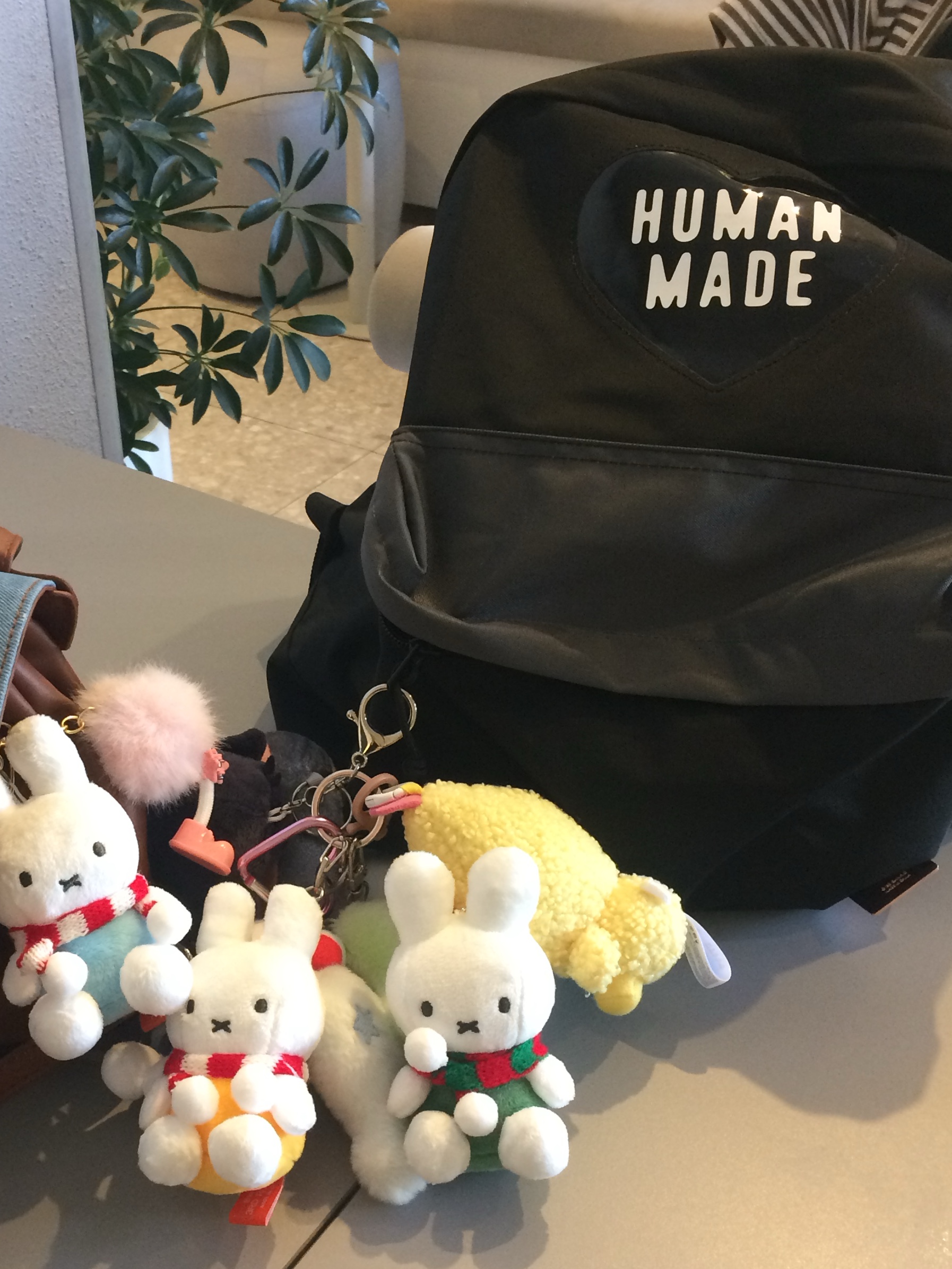 Human Made Backpack Black 착용 스타일