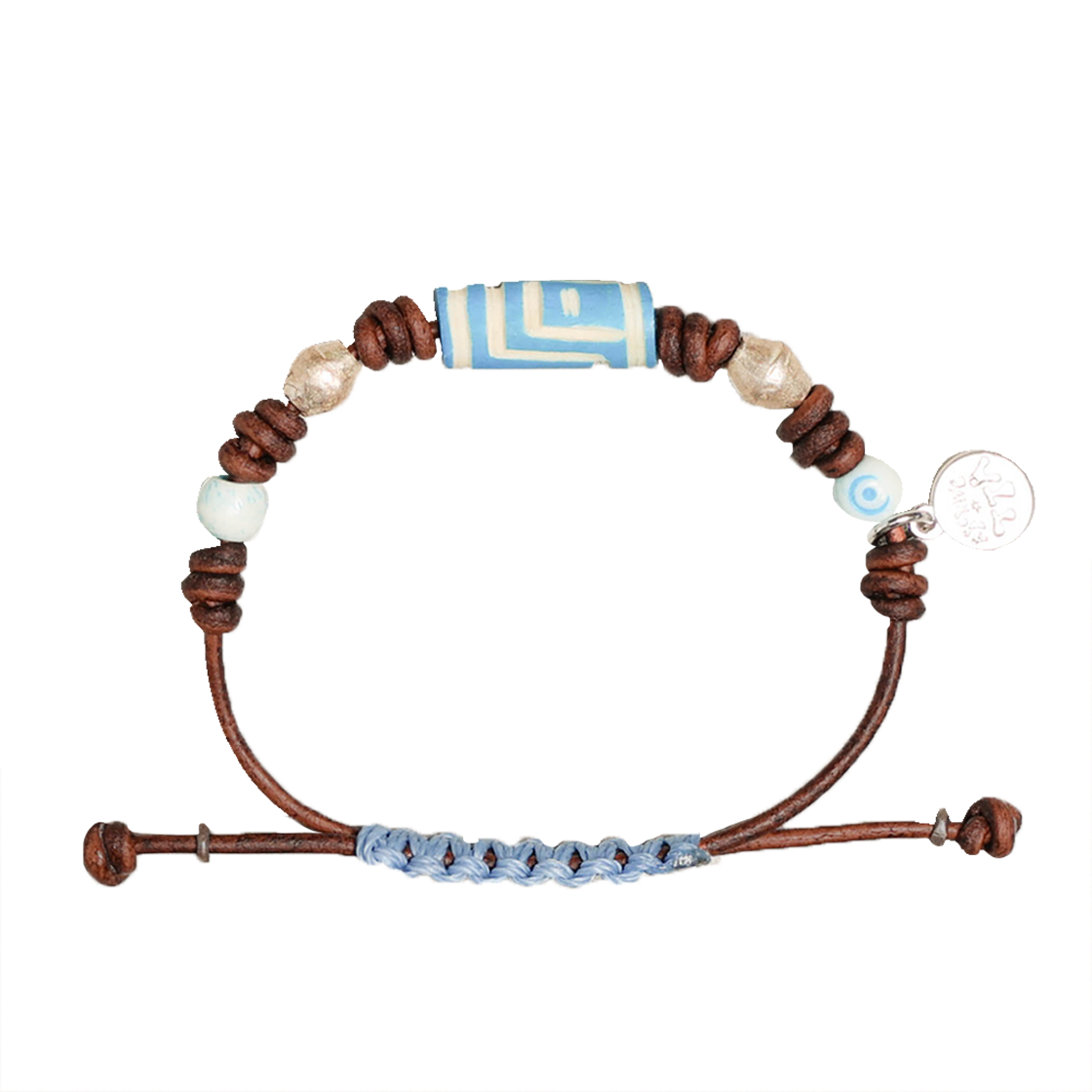 ブレスレット Towtow.archive Peacemark Symbol Turquoise PEACEMARK SYMBOL BRACELET-TURQUOISE : ARCHIVE-001 - towtow