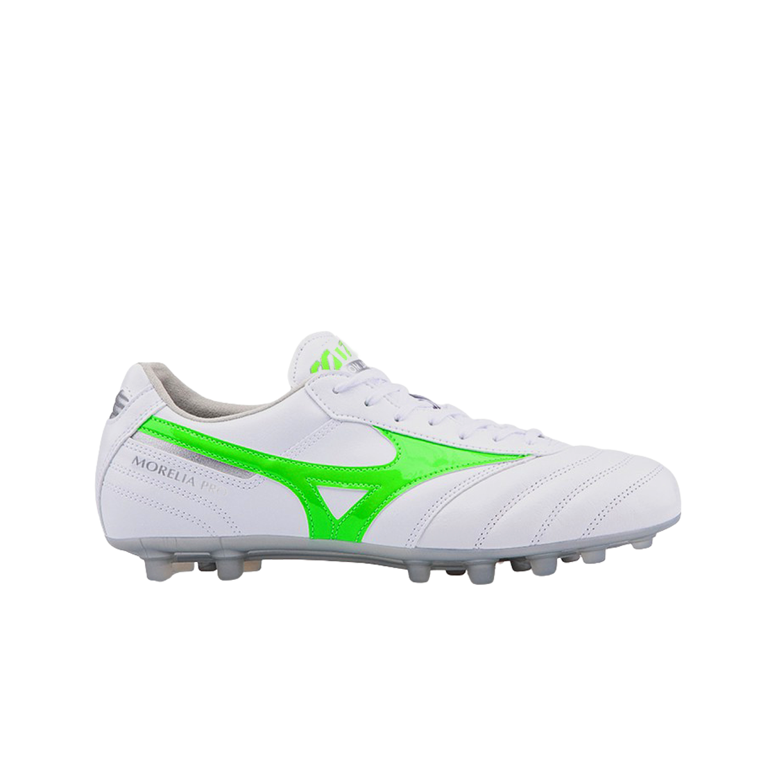 미즈노 모렐리아 II 프로 AG 화이트 네온 그린(Mizuno Morelia II Pro AG White Neon Green) - 1