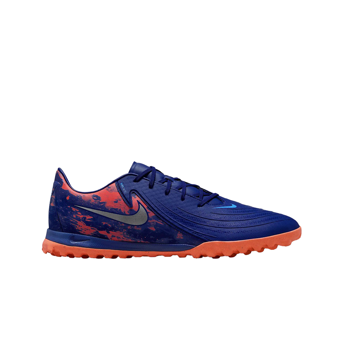 나이키 팬텀 GX 2 아카데미 엘링 홀란드 TF 블루 보이드 크롬(Nike Phantom GX 2 Academy Erling Haaland TF Blue Void Chrome)