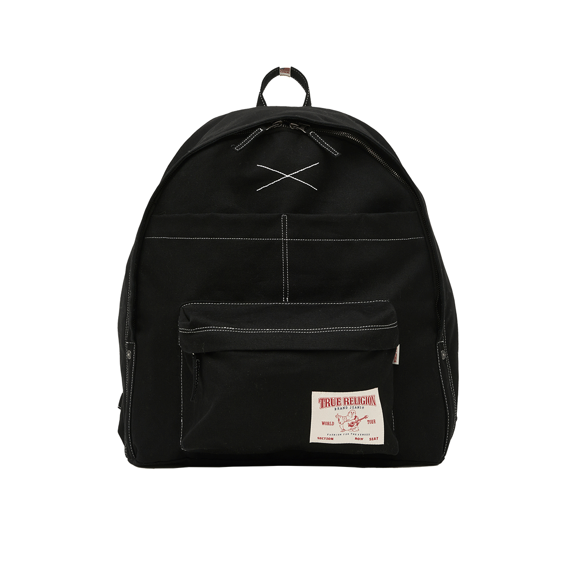 TR24FWBG01FBK True Religion Authentic Wide Backpack Black