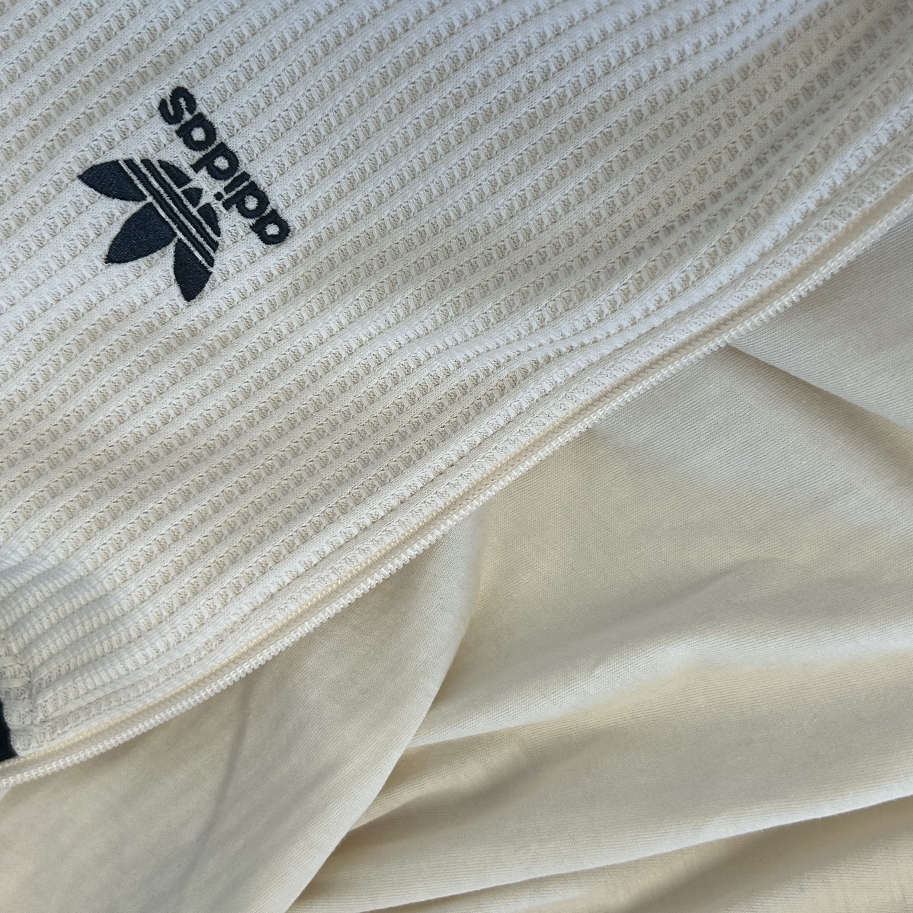 Adidas Waffle Beckenbauer Track Top Wonder White - KR Sizing 착용 스타일 - 2