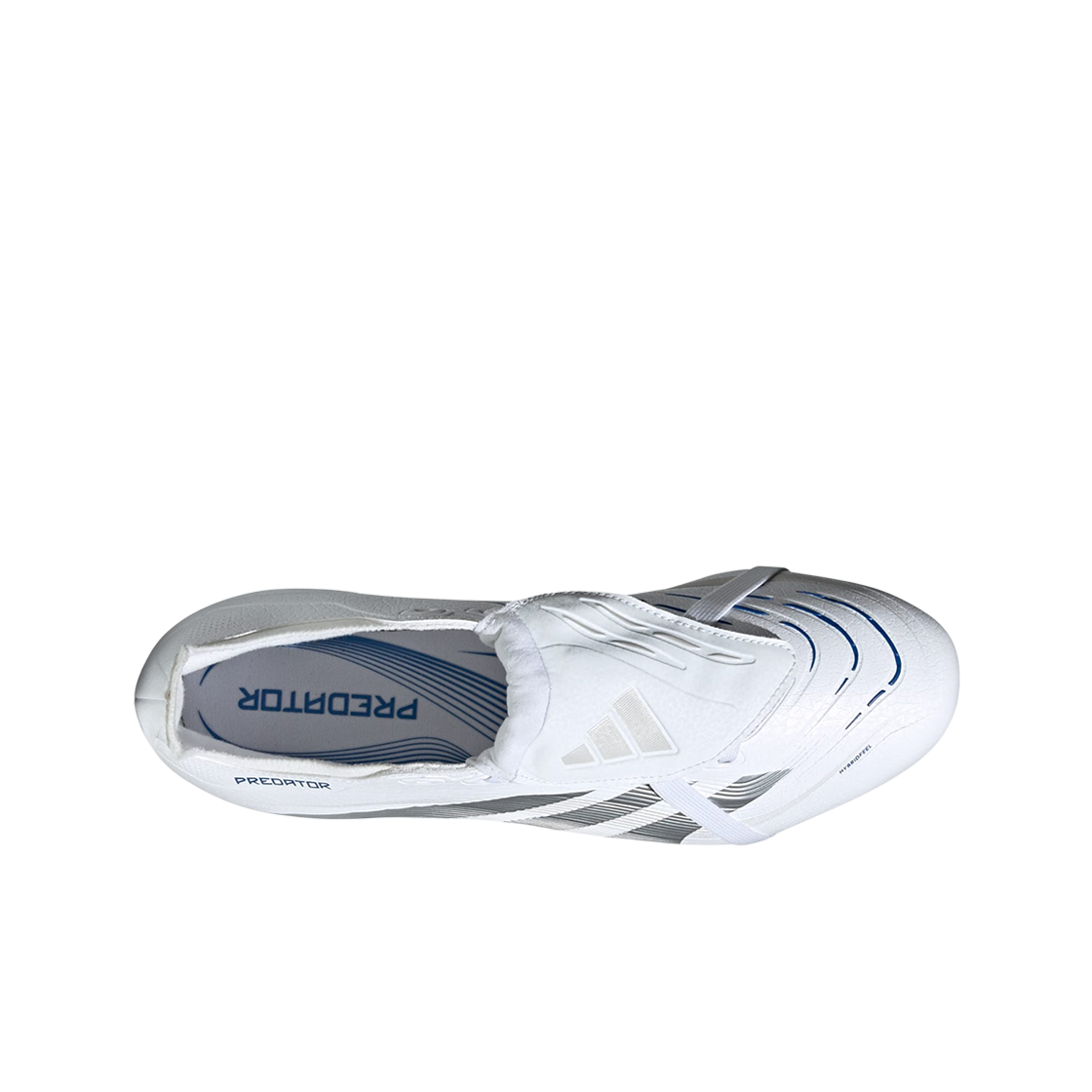 아디다스 프레데터 리그 폴드오버 텅 FG 부츠 클라우드 화이트 실버 메탈릭(Adidas Predator League Foldover Tongue FG Boots Cloud White Silver Metallic) - 2
