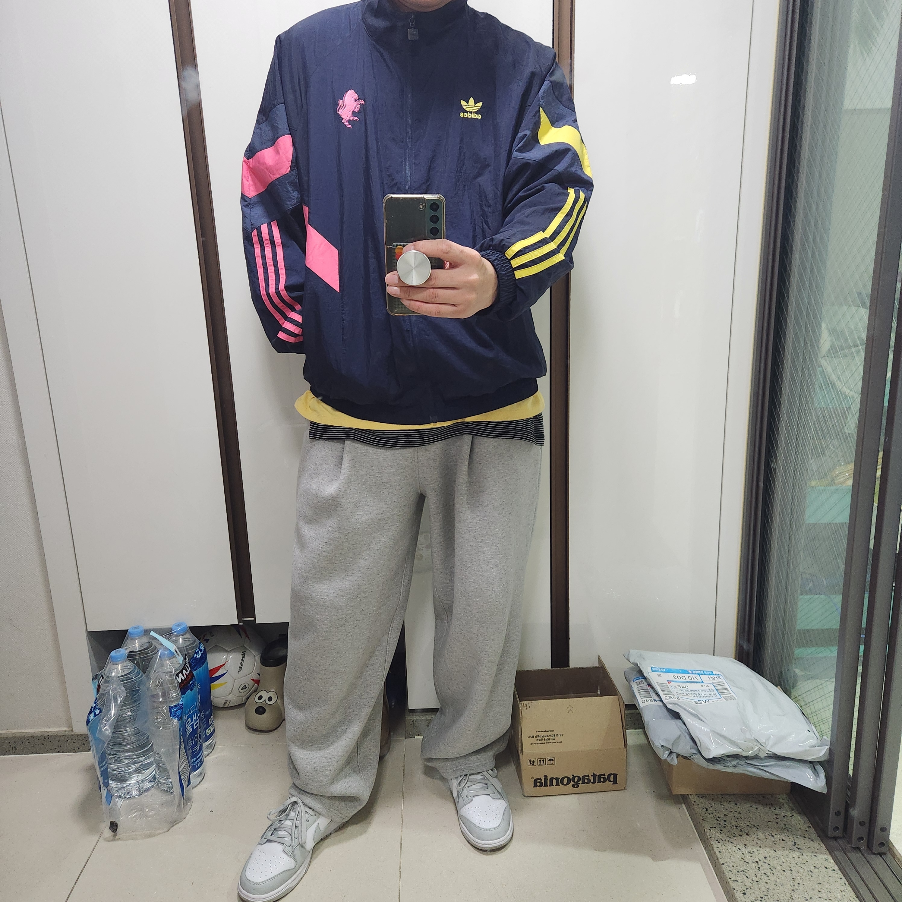 Adidas Juventus Originals Track Top Legend Ink - KR Sizing 착용 스타일