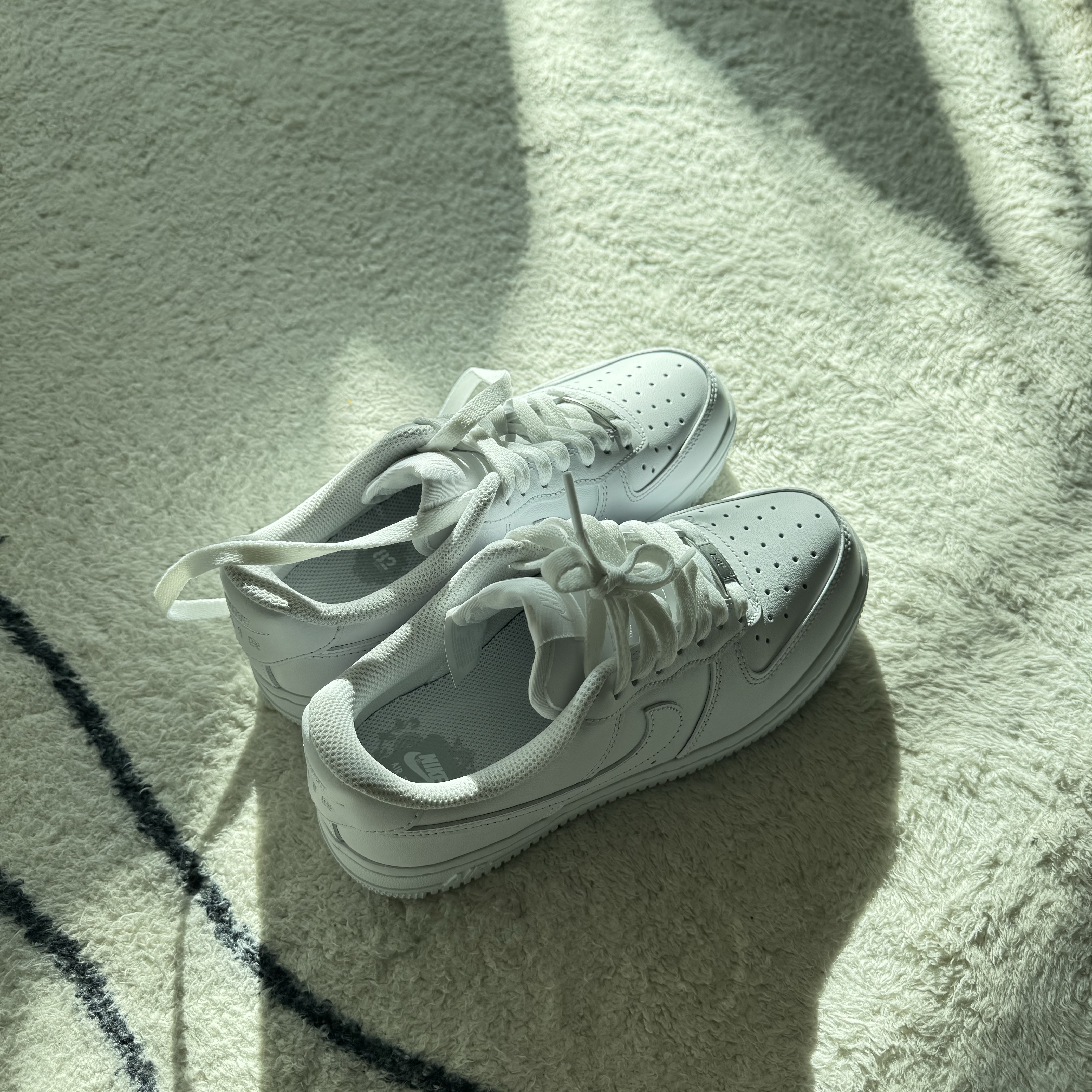 (W) Nike Air Force 1 '07 Low White 착용 스타일