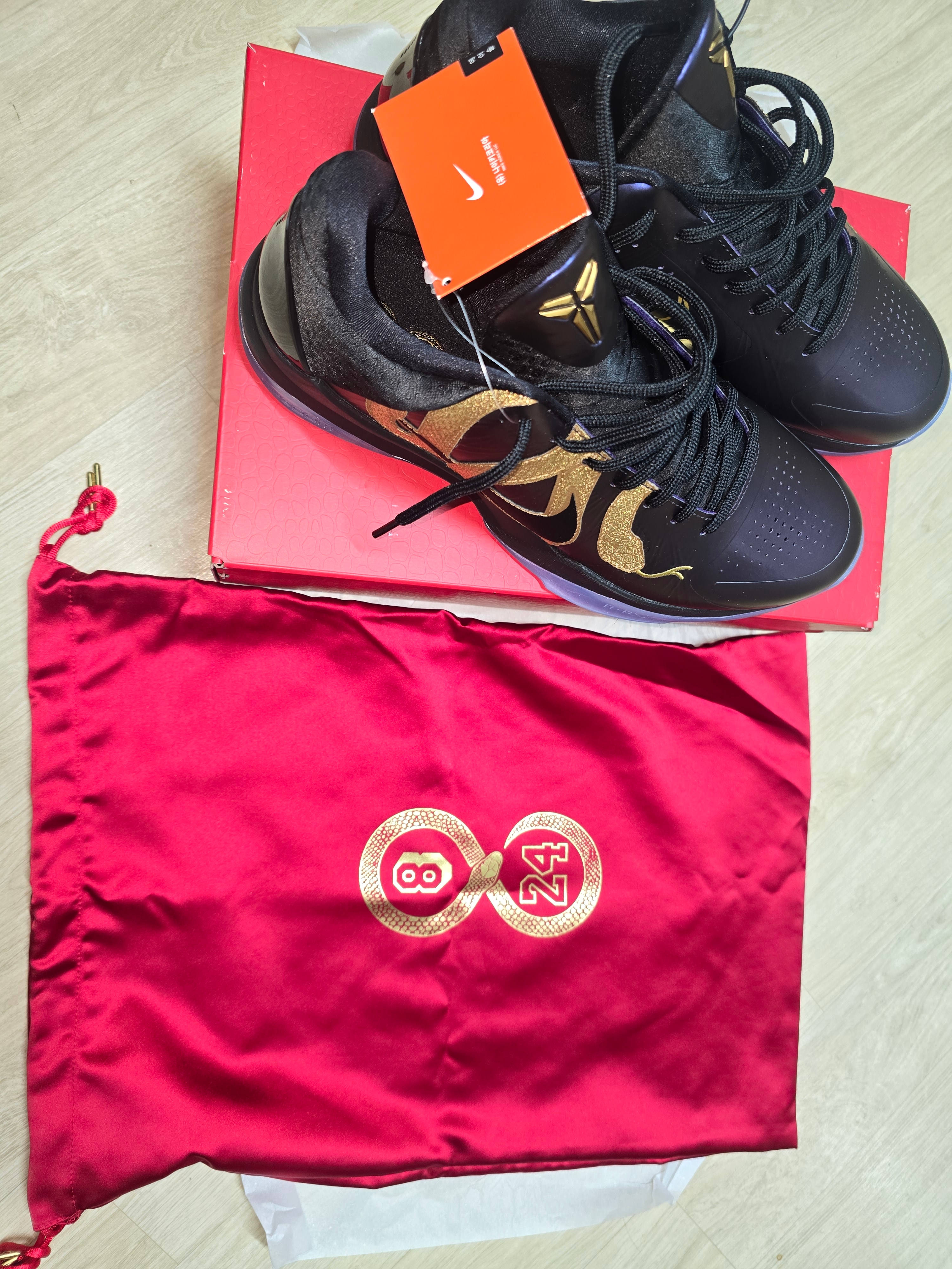 Nike Kobe 5 Protro Year of the Mamba Eggplant 착용 스타일 - 1