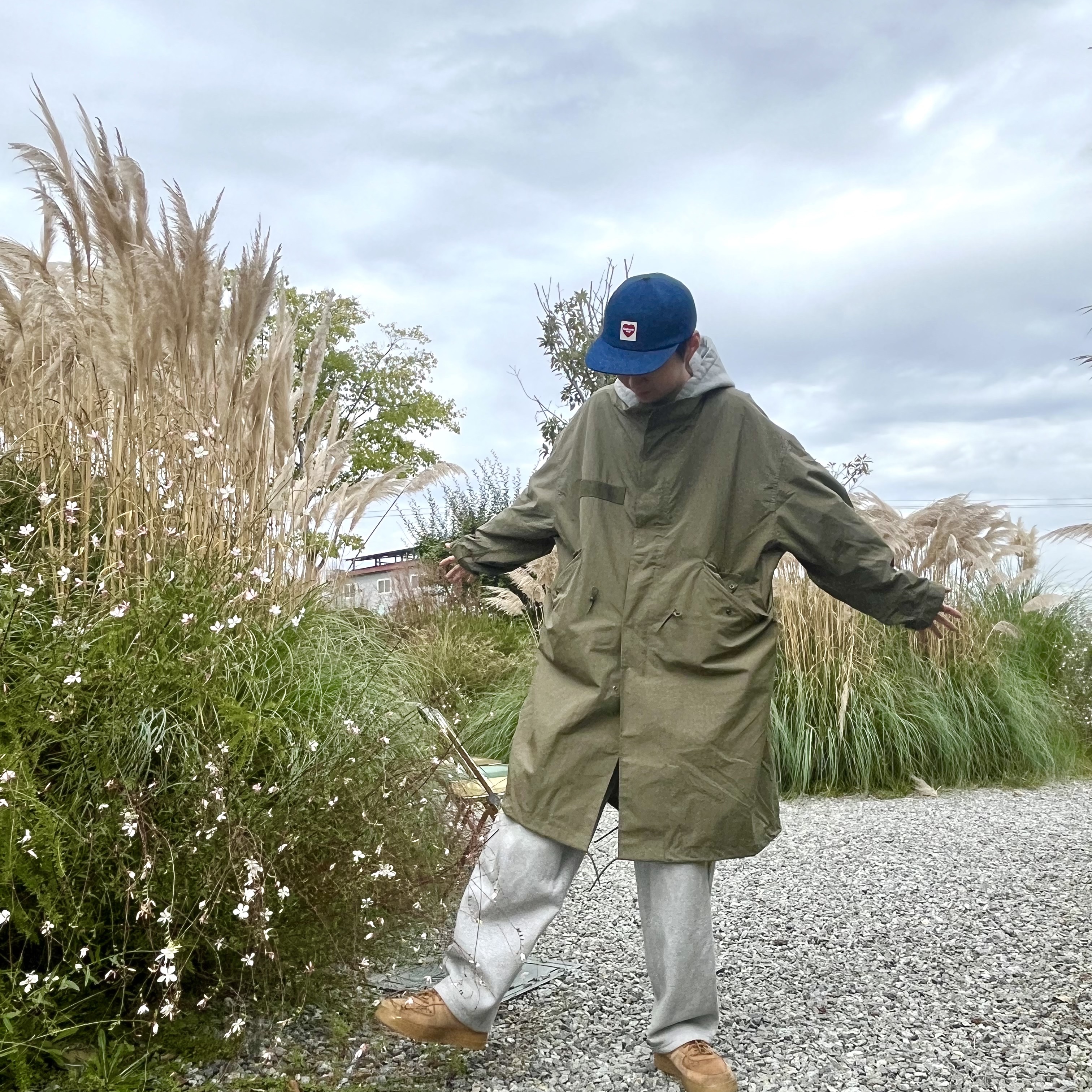 Freak's Store M-65 Mods Coat Liner Set Olive, Carhartt WIP Nash Cap Blue 착용 스타일