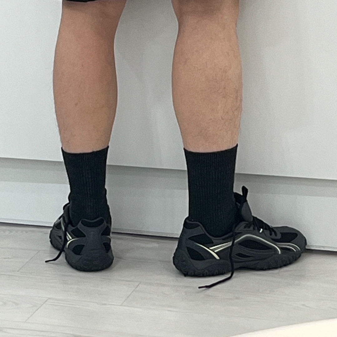 Fila Echappe MS Black 착용 스타일