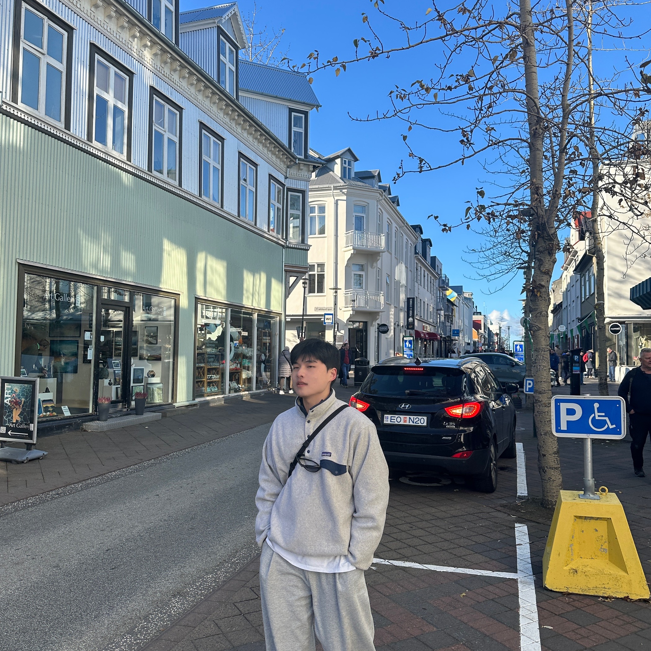 Patagonia Synchilla Snap-T Fleece Pullover Oatmeal Heather 착용 스타일 - 2