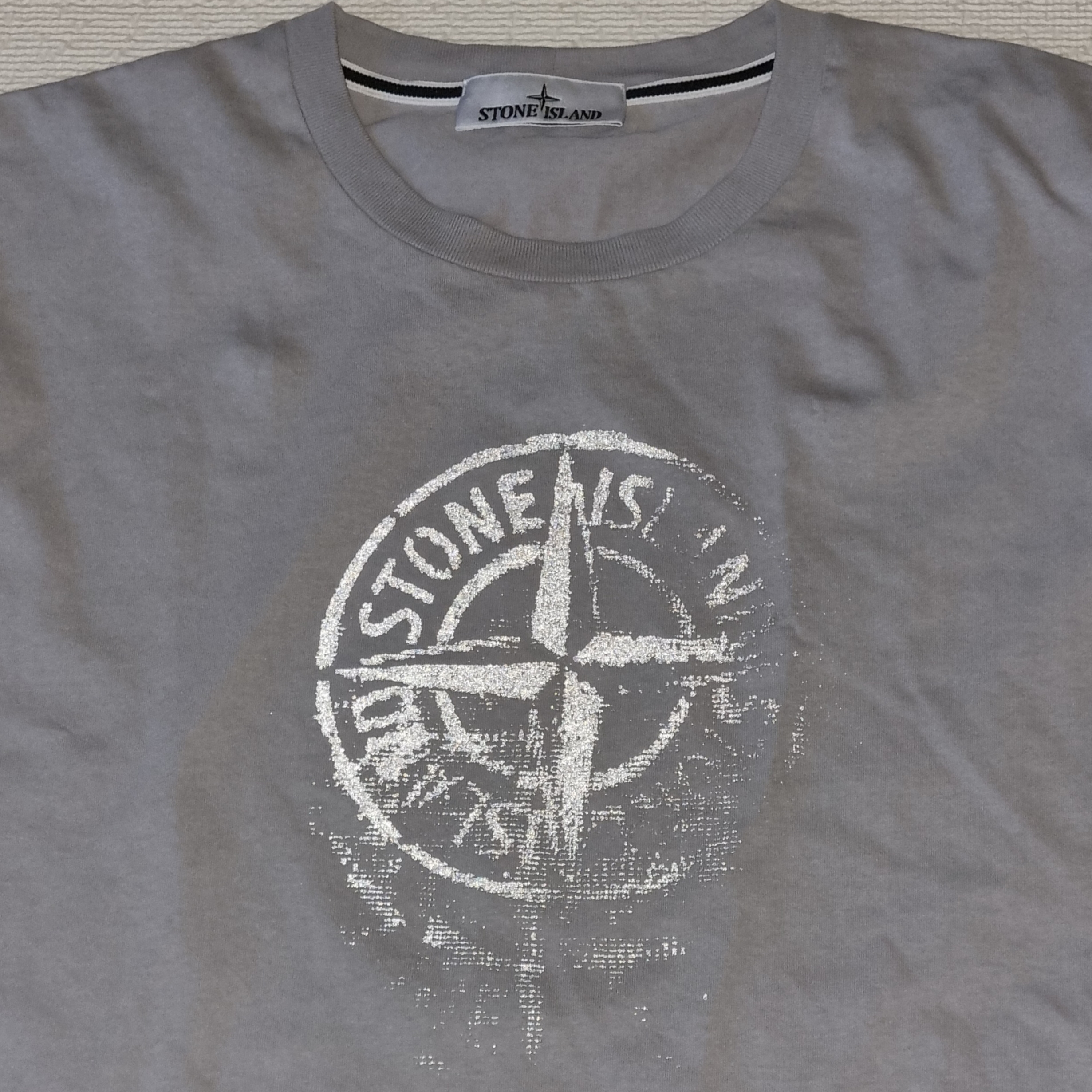 Stone Island 2RC87 'Reflective One' Print Grey - 24SS 착용 스타일 - 4