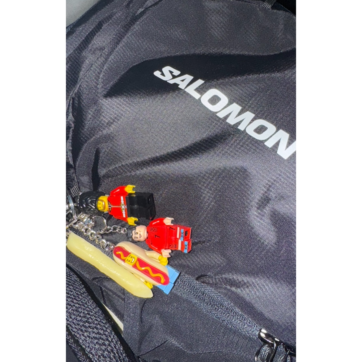 Salomon Trailblazer 10 Black, Lego Gear Hot Dog Guy Key Chain 착용 스타일