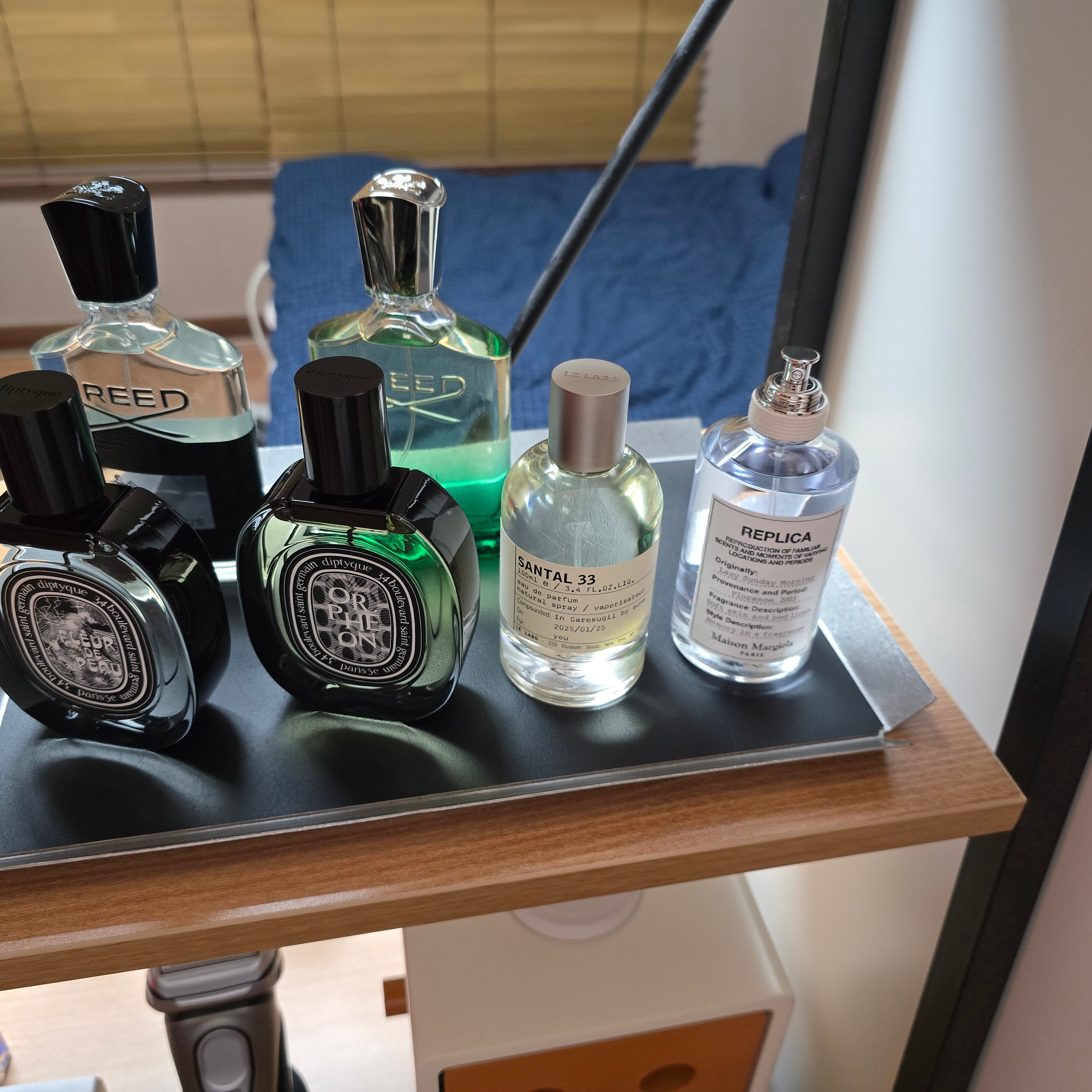 Creed Aventus Eau De Parfum 100ml, Le Labo Santal 33 Eau De Parfum 100ml 착용 스타일