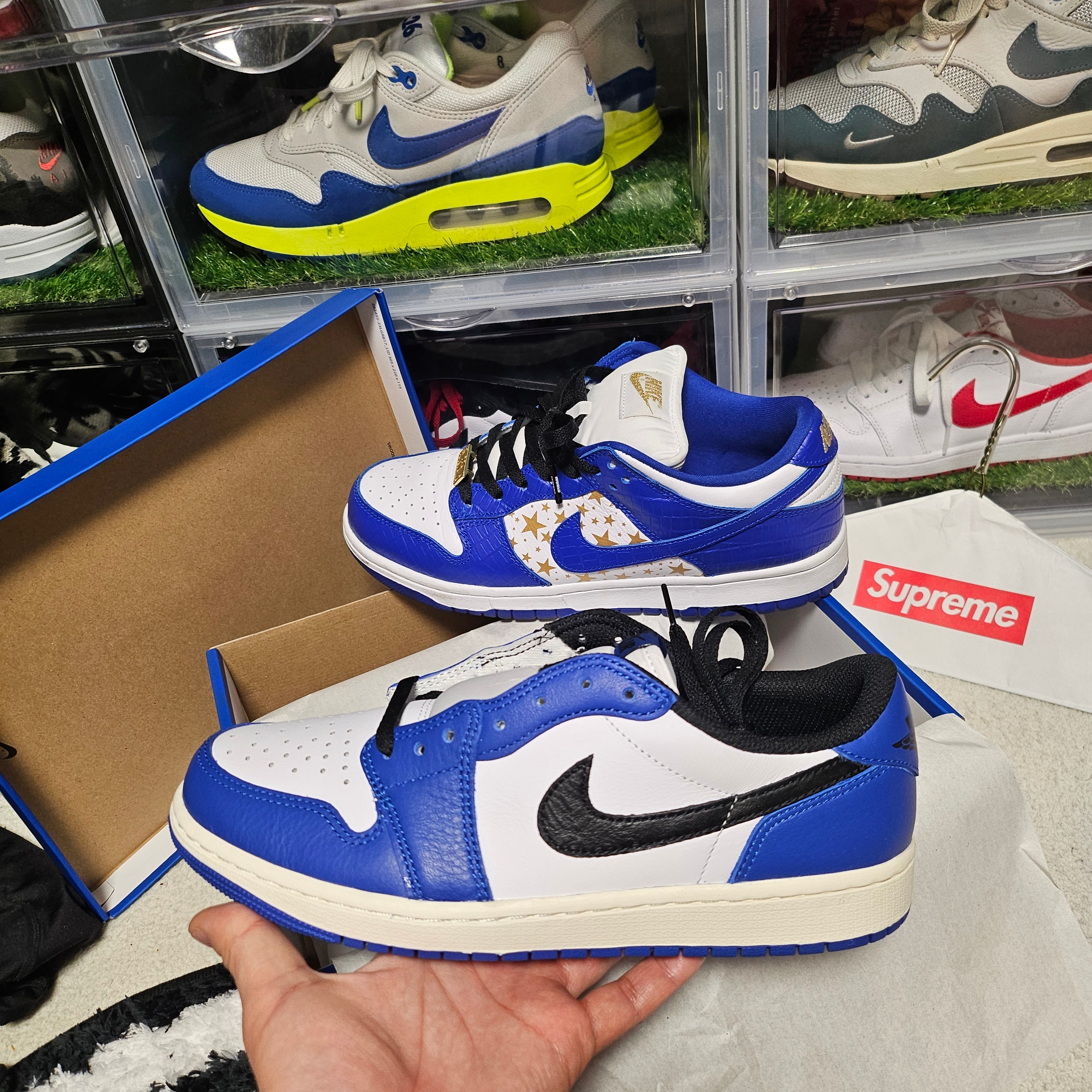 Jordan 1 Retro Low OG Game Royal 착용 스타일 - 1